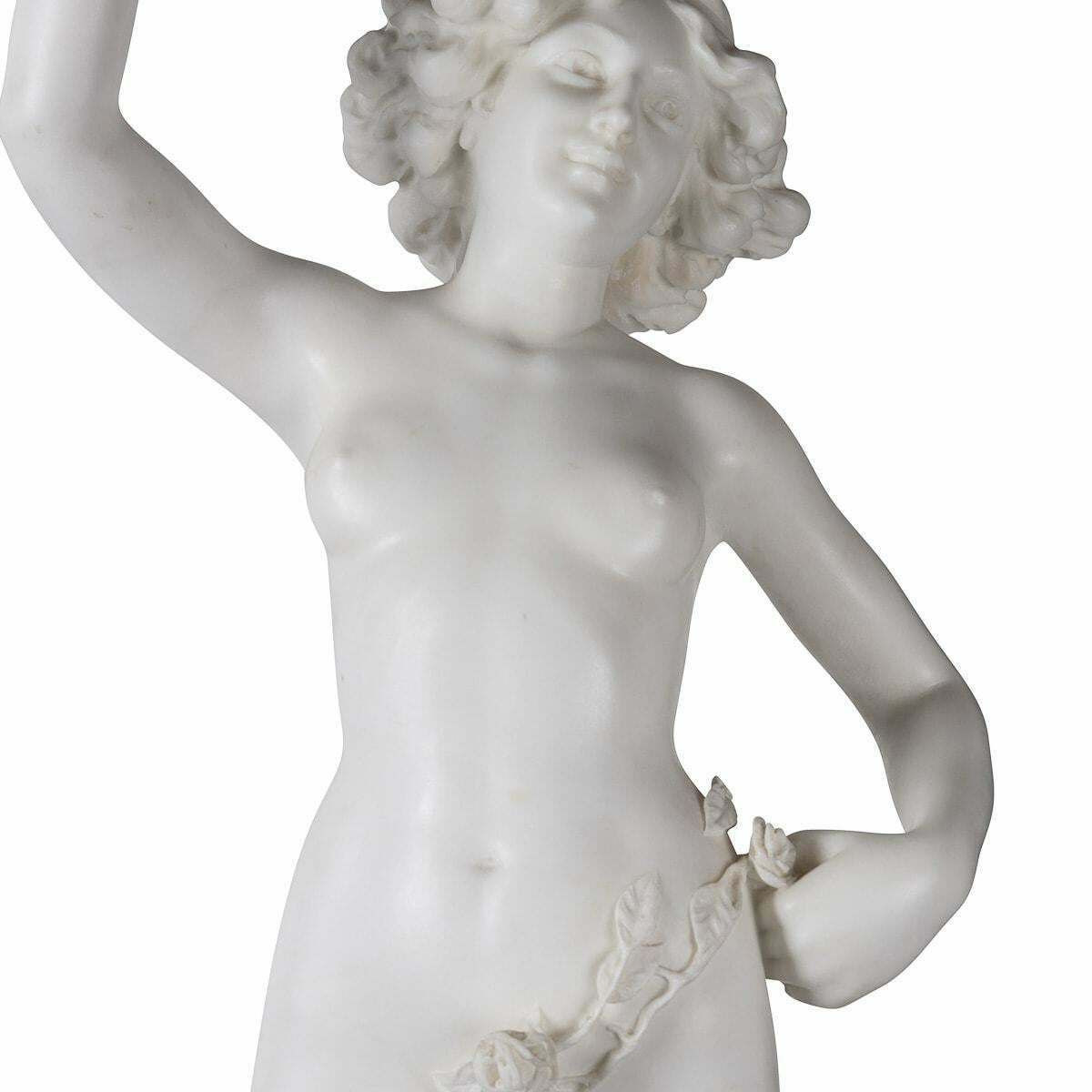 19th Century Italian Marble Figure Of A Nude, Adolfo Cipriani (1880 1930) photo buy