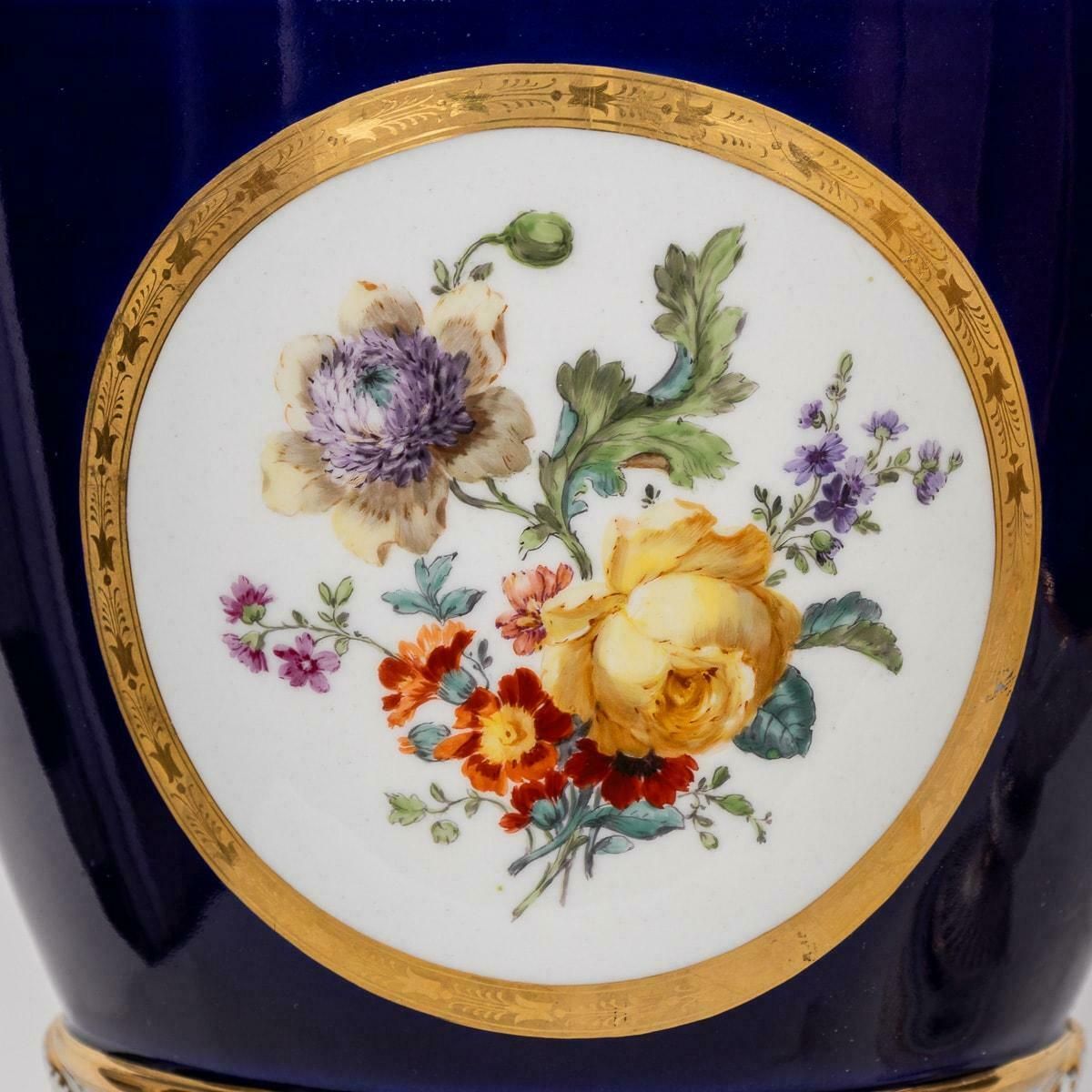 Antique 19th Century German Kpm Porcelain Two Handled Vases And Covers C.1890 photo buy