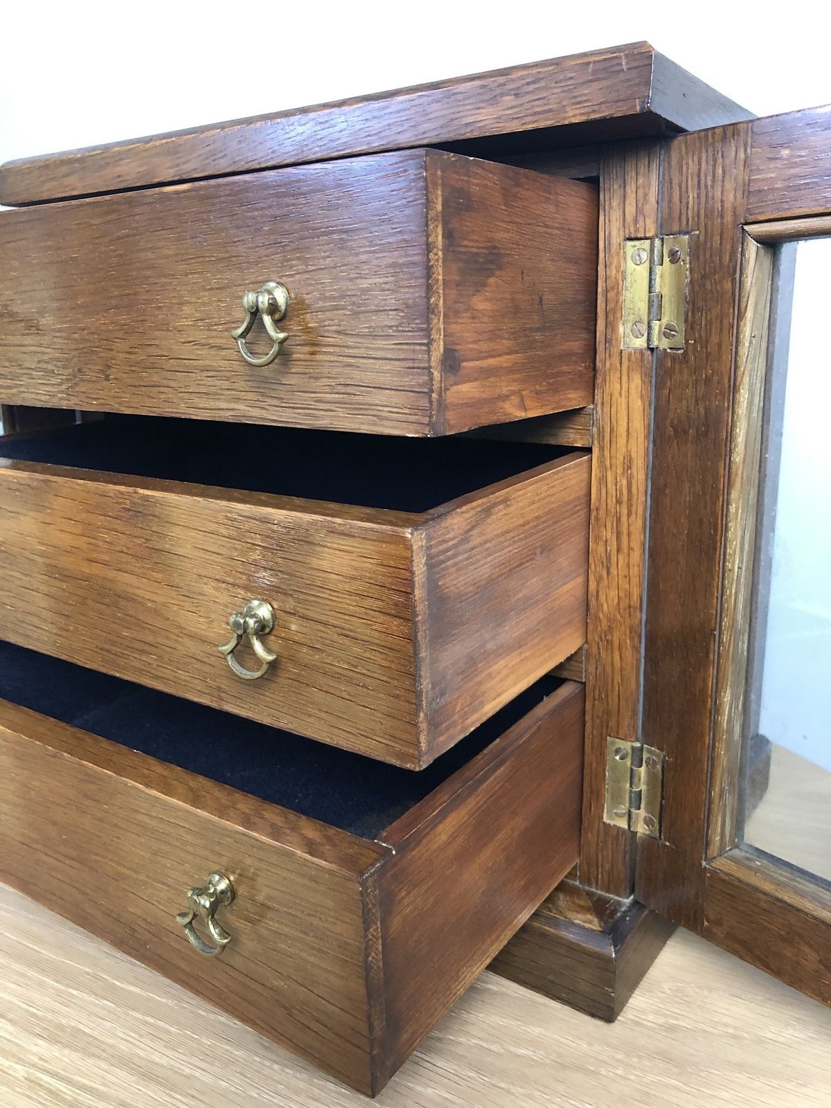 Antique Collector's Cabinet, 1900s photo for sale