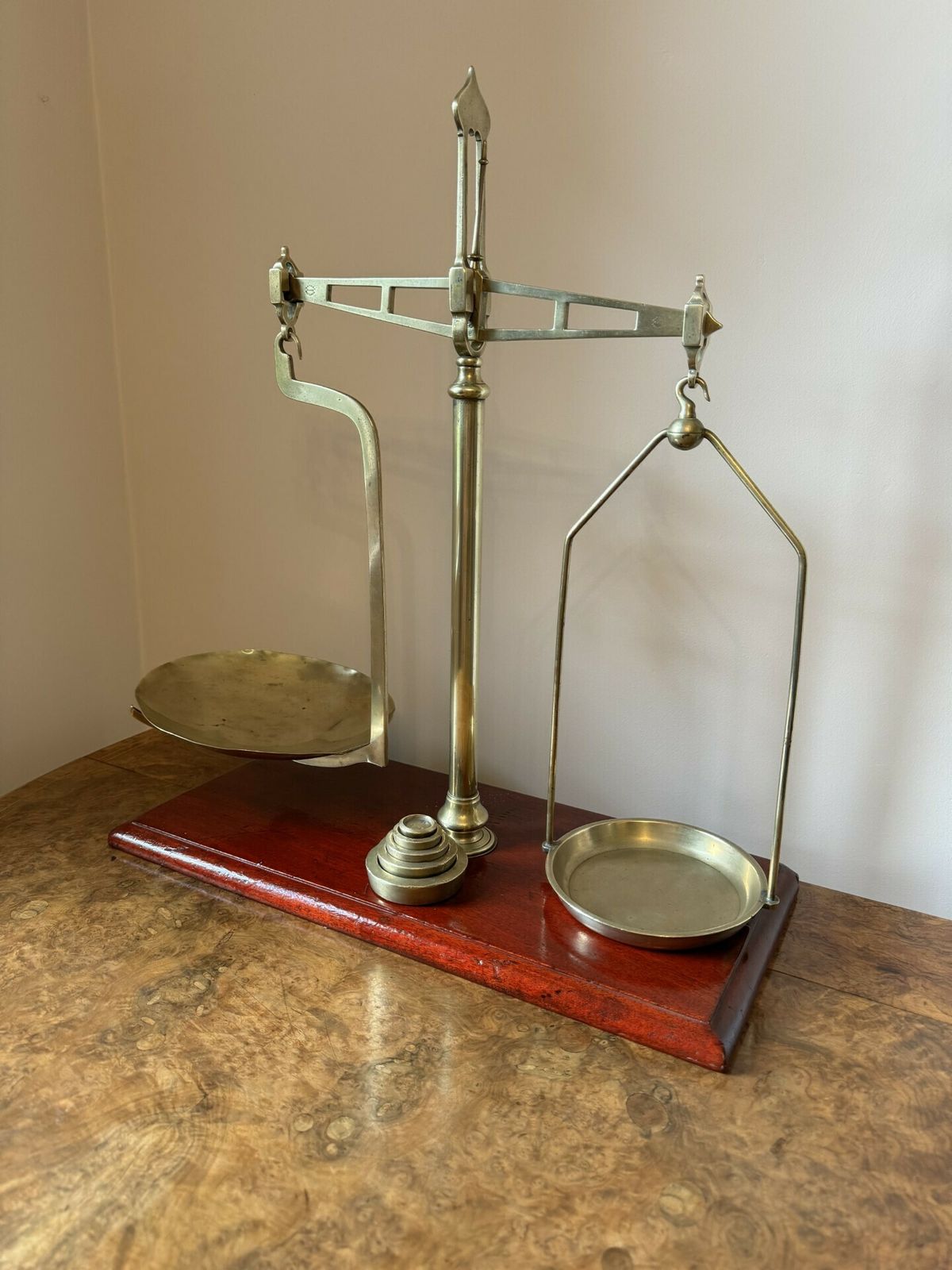 Quality Large Pair Of Victorian Scales By Parnall & Sons Of Bristol photo furniture