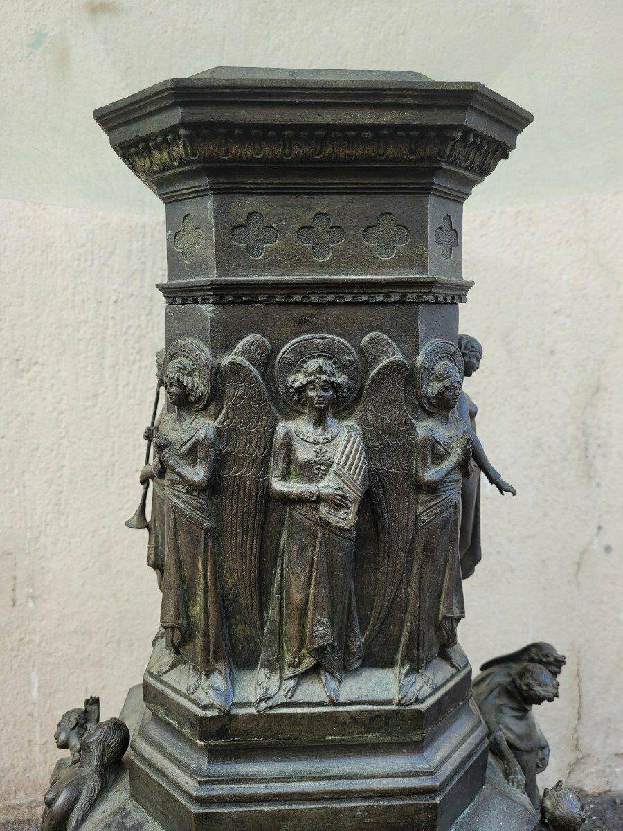 C Zocchi (After), Monument To Dante, Bronze Reduction, Late 19th/Early 20th Century photo Furniture