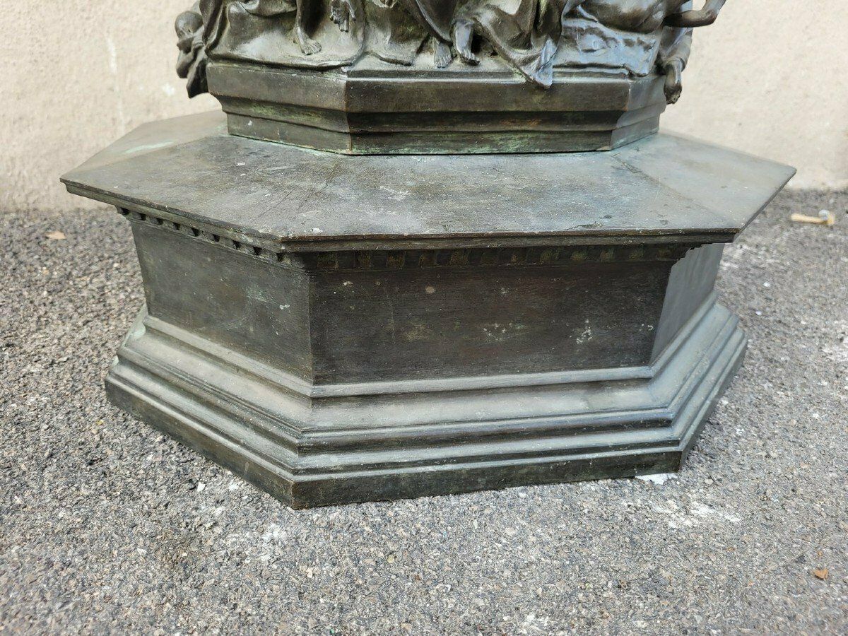 C Zocchi (After), Monument To Dante, Bronze Reduction, Late 19th/Early 20th Century photo buy