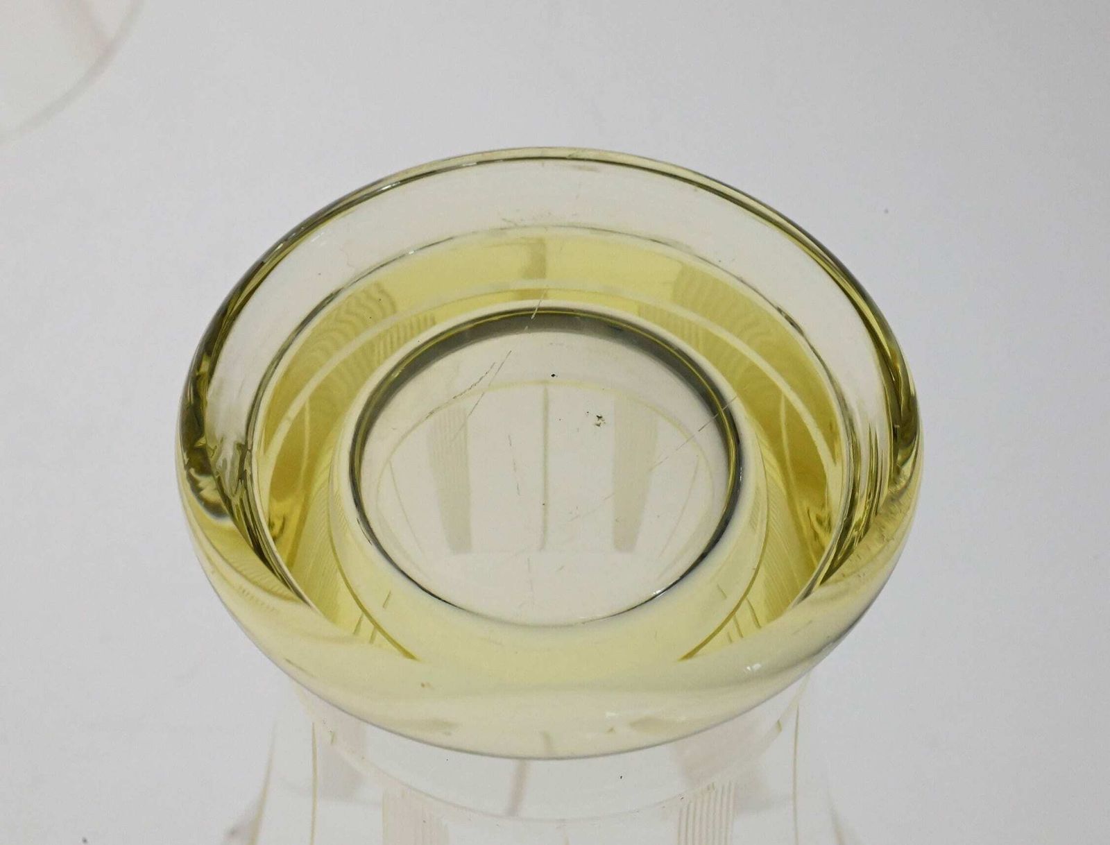 Antique Set Of Ten Yellow Art Deco Glassware, Liquer Glass Set, Art Deco Glass, Vintage Champagne Glasses, Vintage Glasses, Engraved Glasses photo vintage