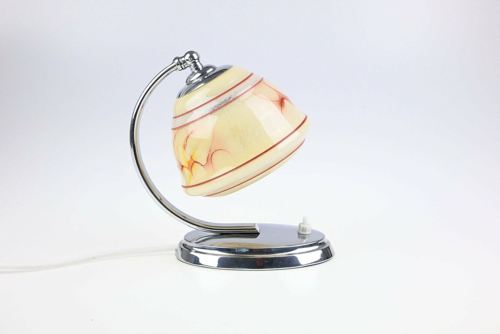 Art Deco Chrome Bedside Lamp, Bauhaus Lamp, Table Lamp, Desk Lamp, Table Light, Vintage Lamp, Vintage Lights, Antique Chrome Lamp