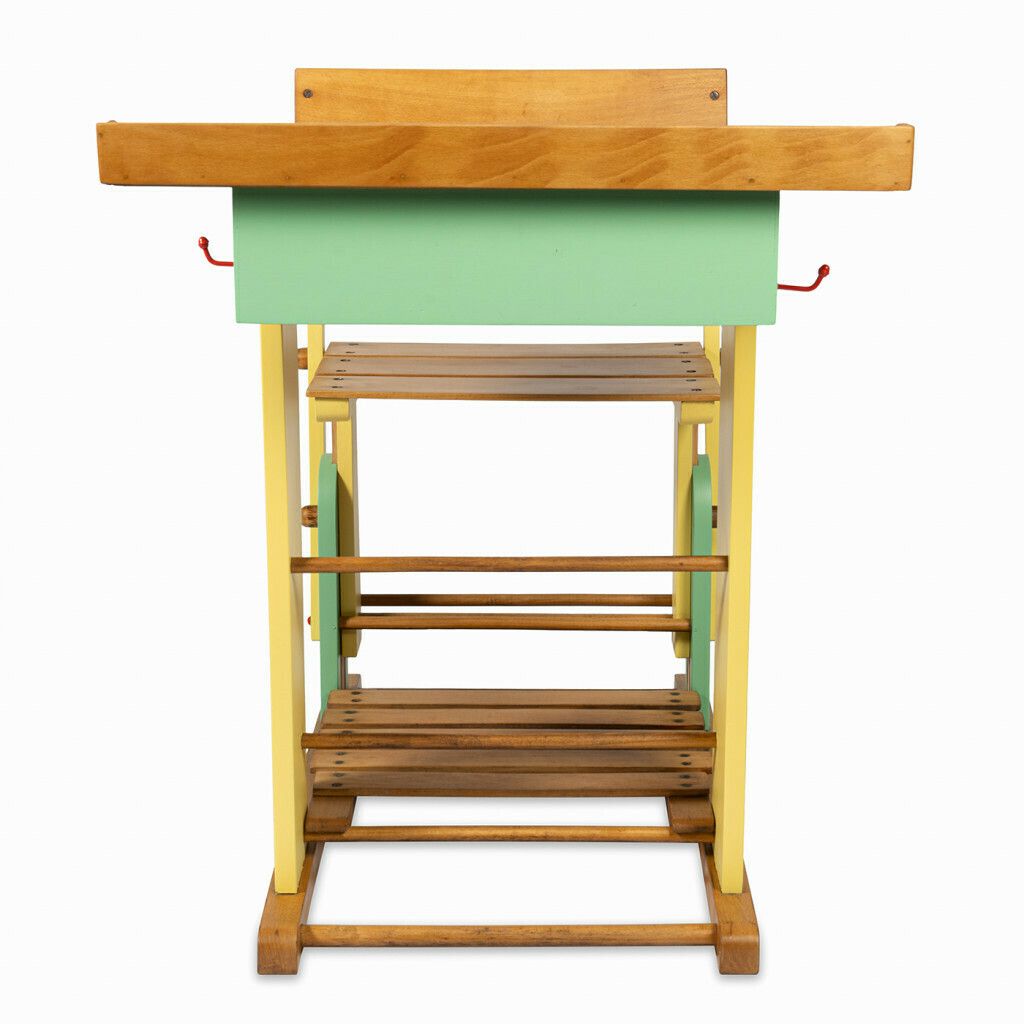Furniture School Bench, 1950s, Vintage photo