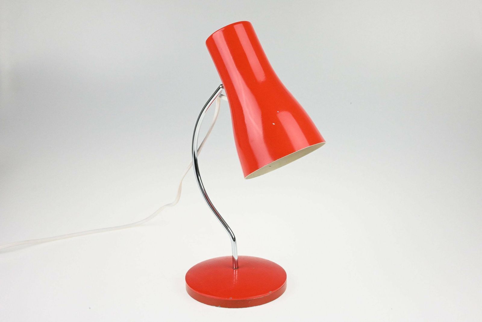 photo for sale Glass Lamp, Desk Lamp, Mid Century Lamp, Table Lamp, Bedside Lamp, Mid Century Light, Modern Lamp, Vintage Light, Vintage Lighting