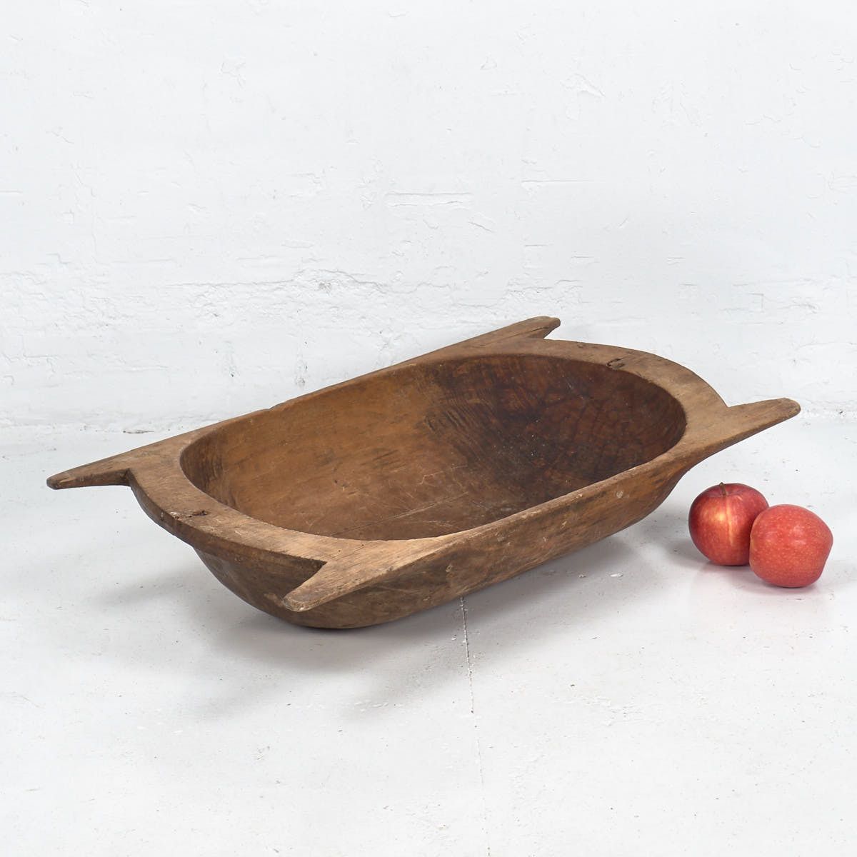 Antique Wooden Bowl For Centerpiece (C.1900)