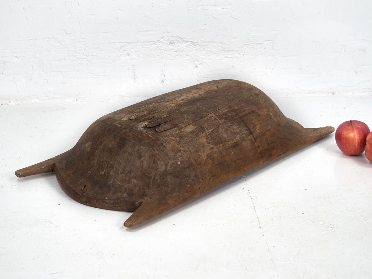 Antique Wooden Bowl For Centerpiece (C.1900) photo buy