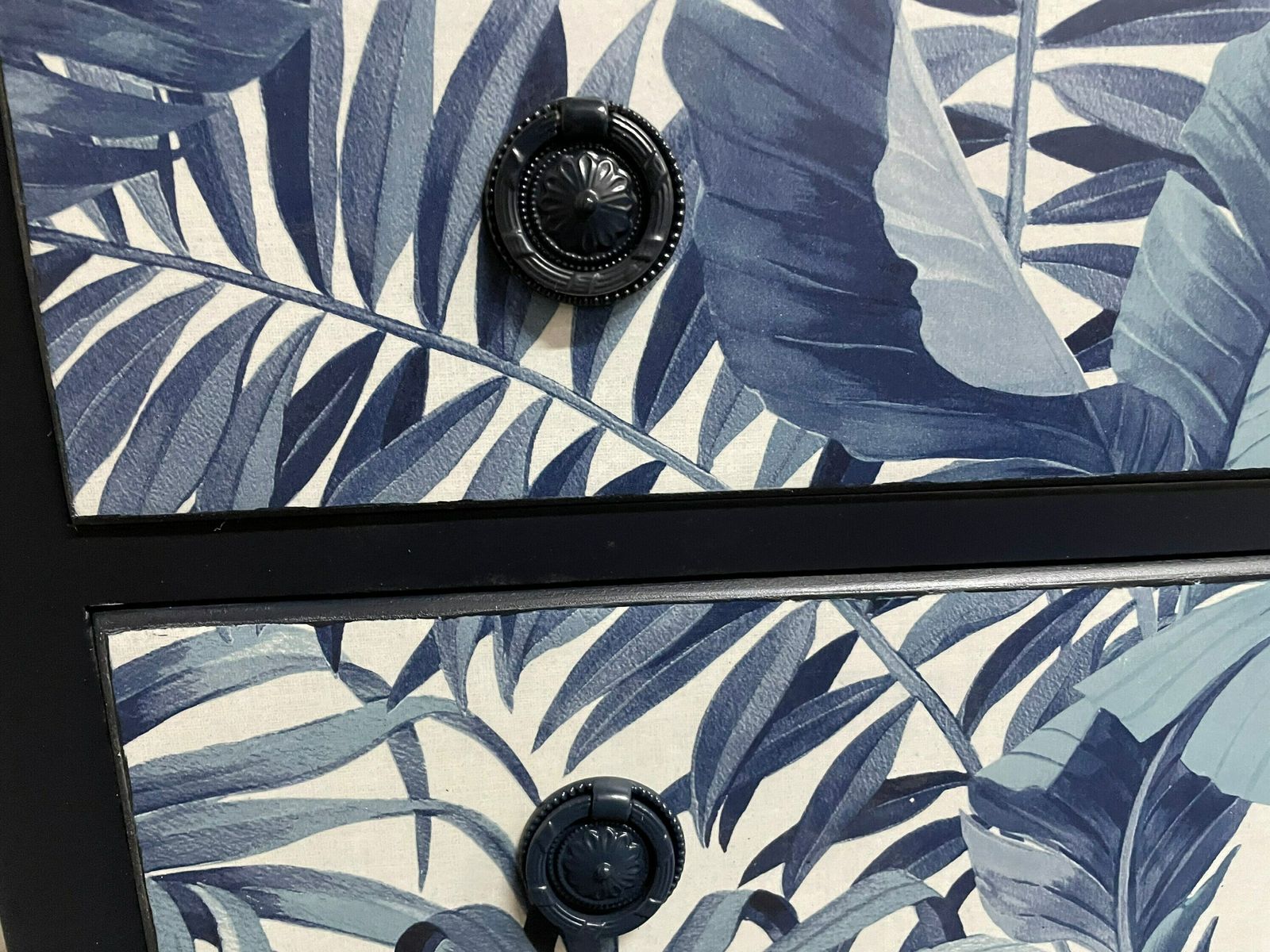 photo for sale Queen Ann Decoupage Chest Of Drawers   Professional Spray Painted Finish