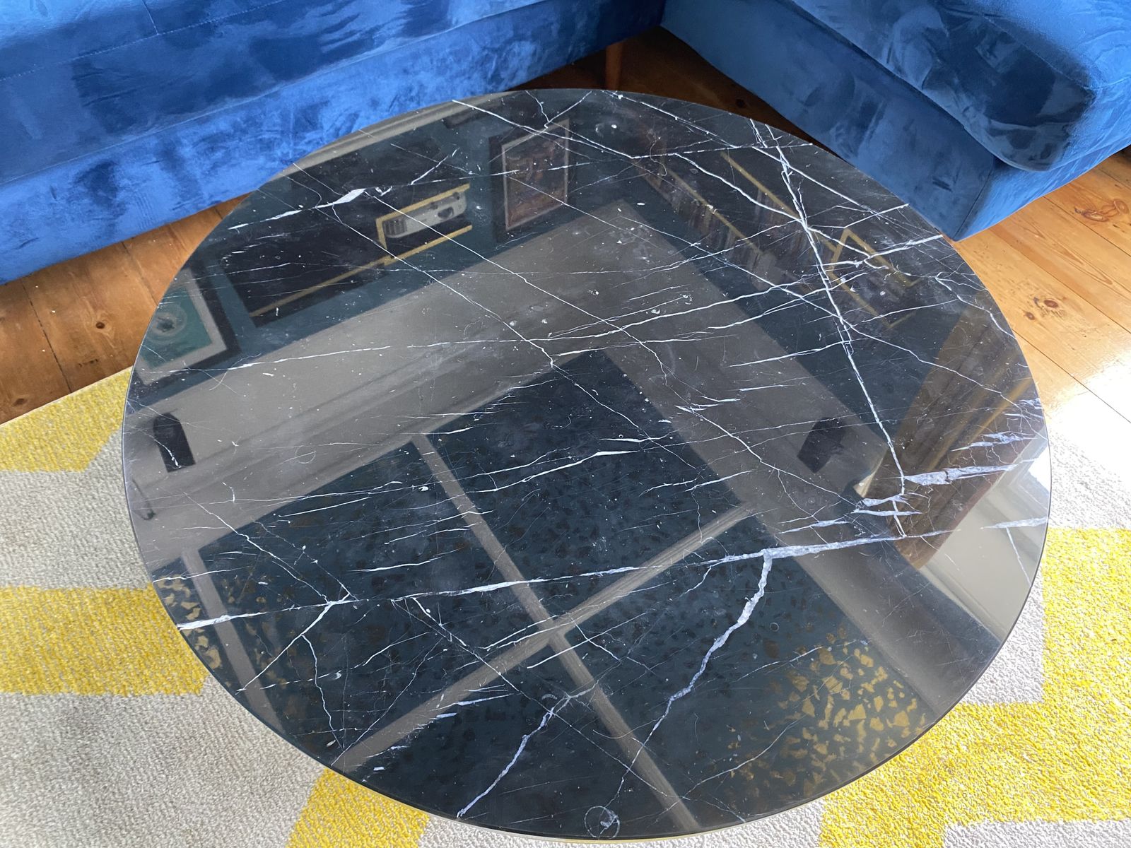Liang And Eimil Camden Round Coffee Table Used On Set Of Luther photo for sale