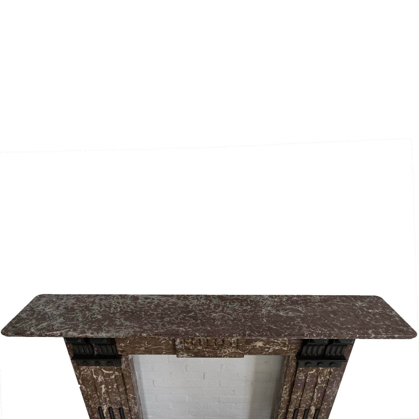 Large Antique Rouge Royal Red Marble Fireplace Surround photo furniture