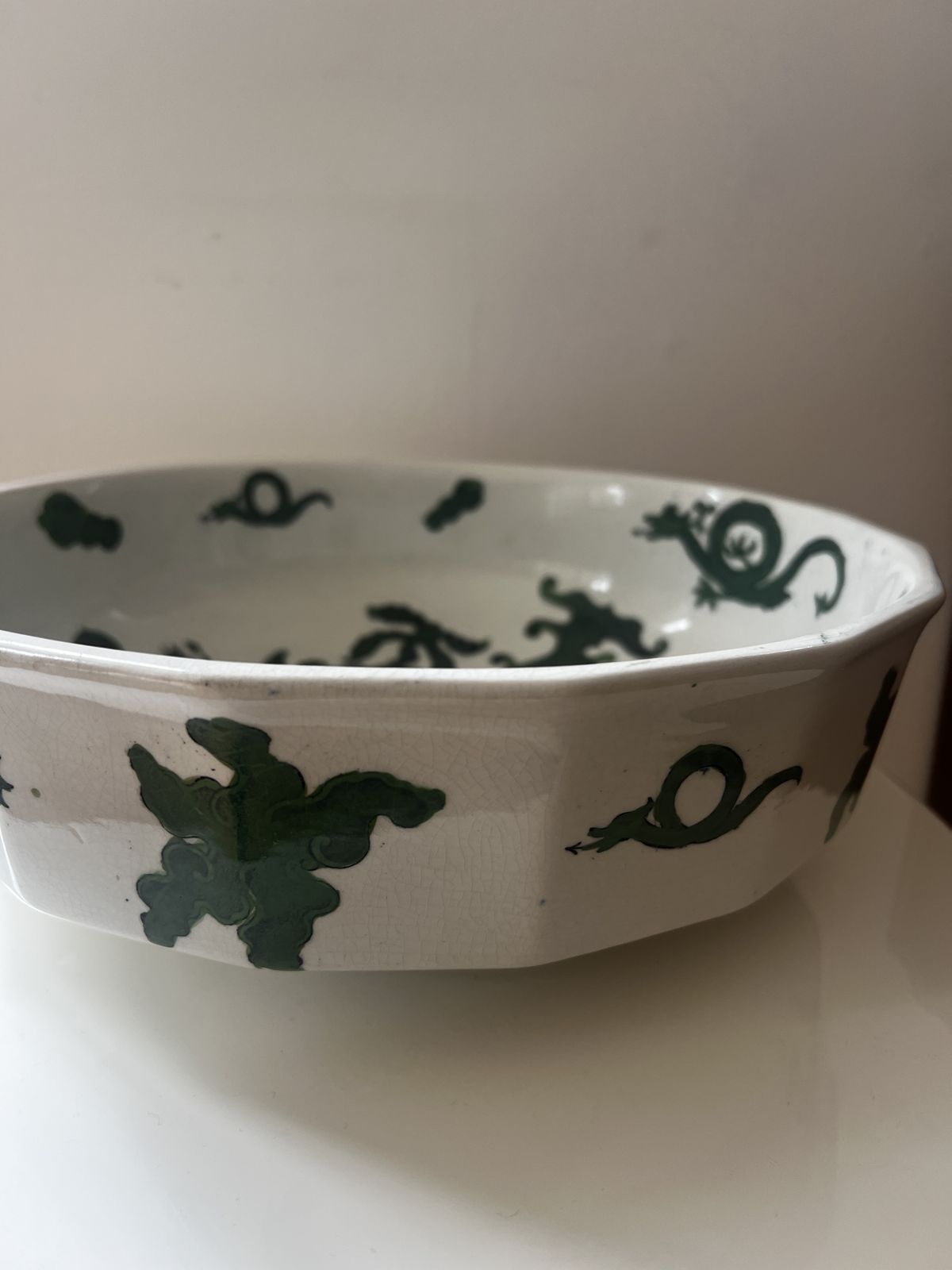 285.0 Antique Masons Ironstone Hydra Jug And Bowl Set In ‘Chinese Dragon’ Design photo