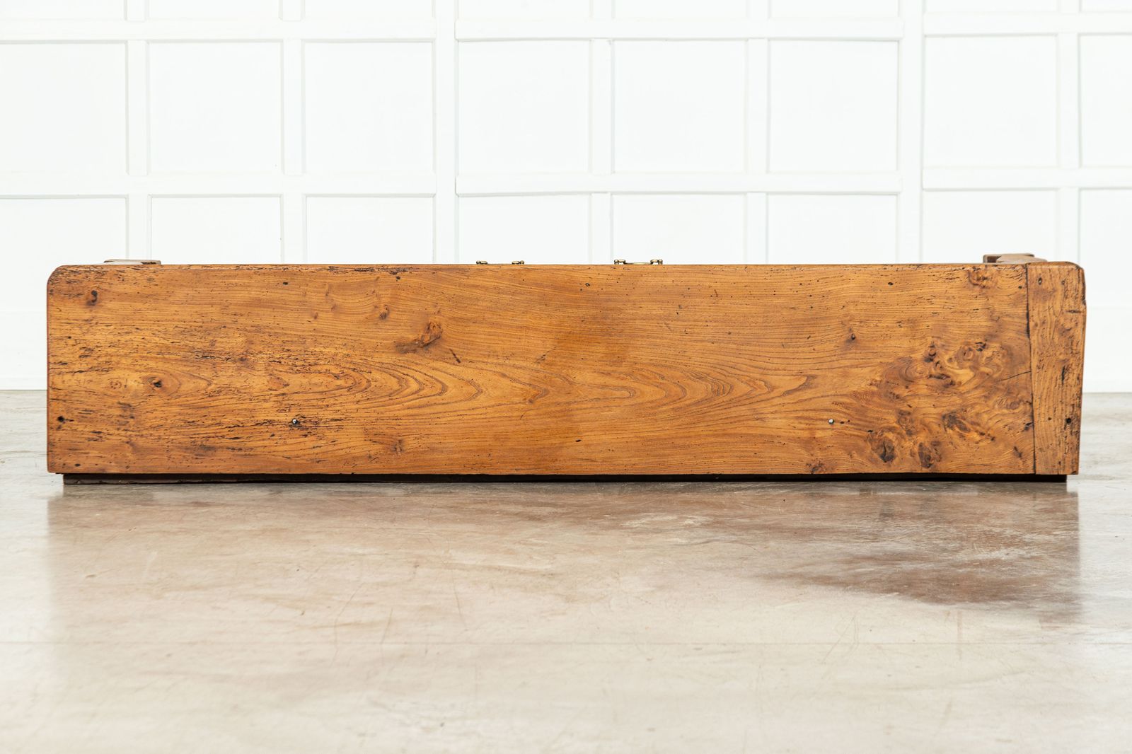 Large English 18thc Vernacular Elm Dresser Base photo vinterior