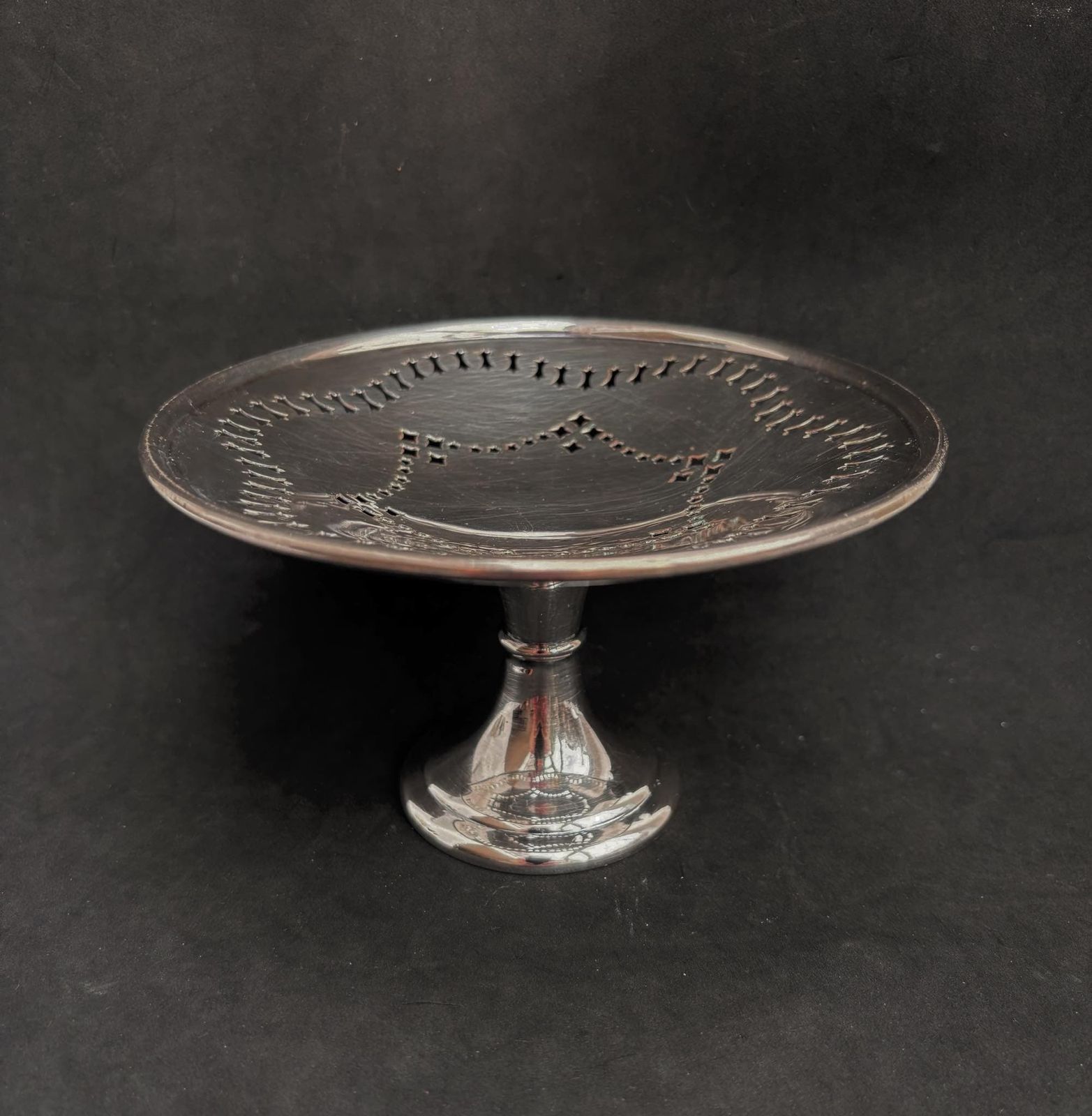 Mappin And Webb Voetstuk Schaal Ringenschaaltje Verzilverd Opvangschaal Notenschaaltje Sleutelschaal Koekjesschaal Edwardiaans Verzilverd Cadeau Voor Haar