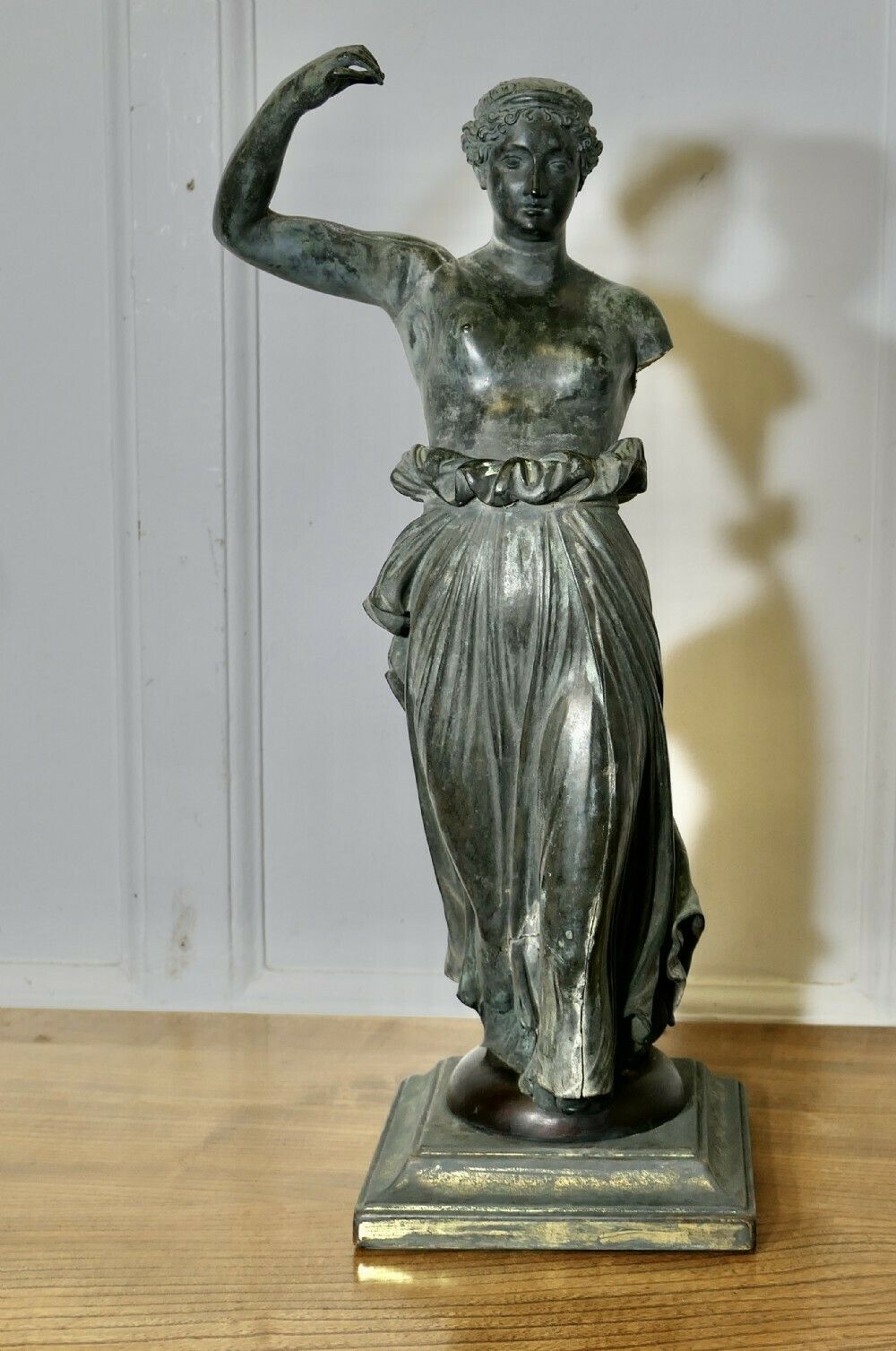 Neo Classical Bronze Statue Of Hebe The Greek Goddess Of Youth