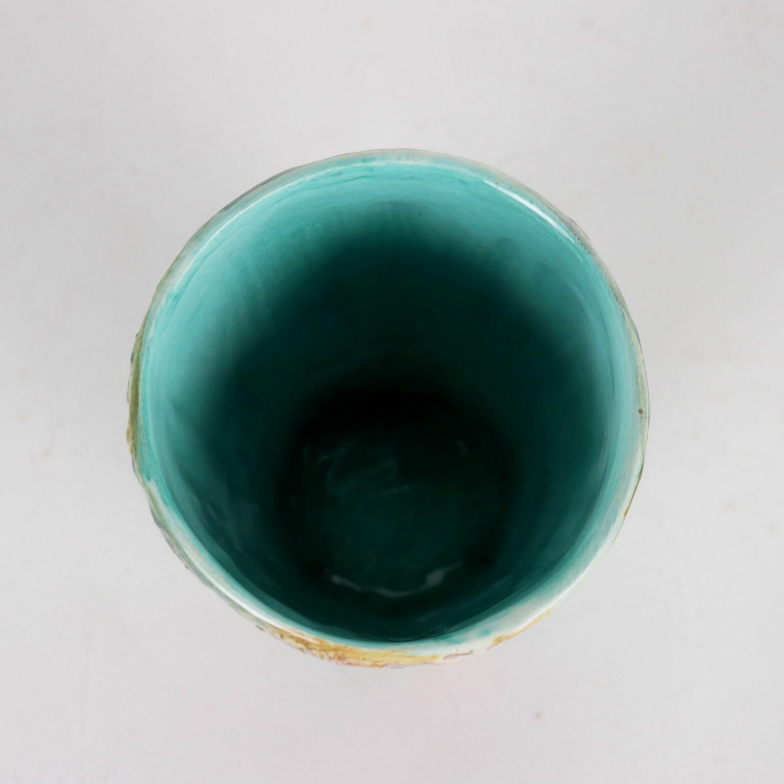 Antique Vase Majolica From Tivoli Italy XX Century photo for sale