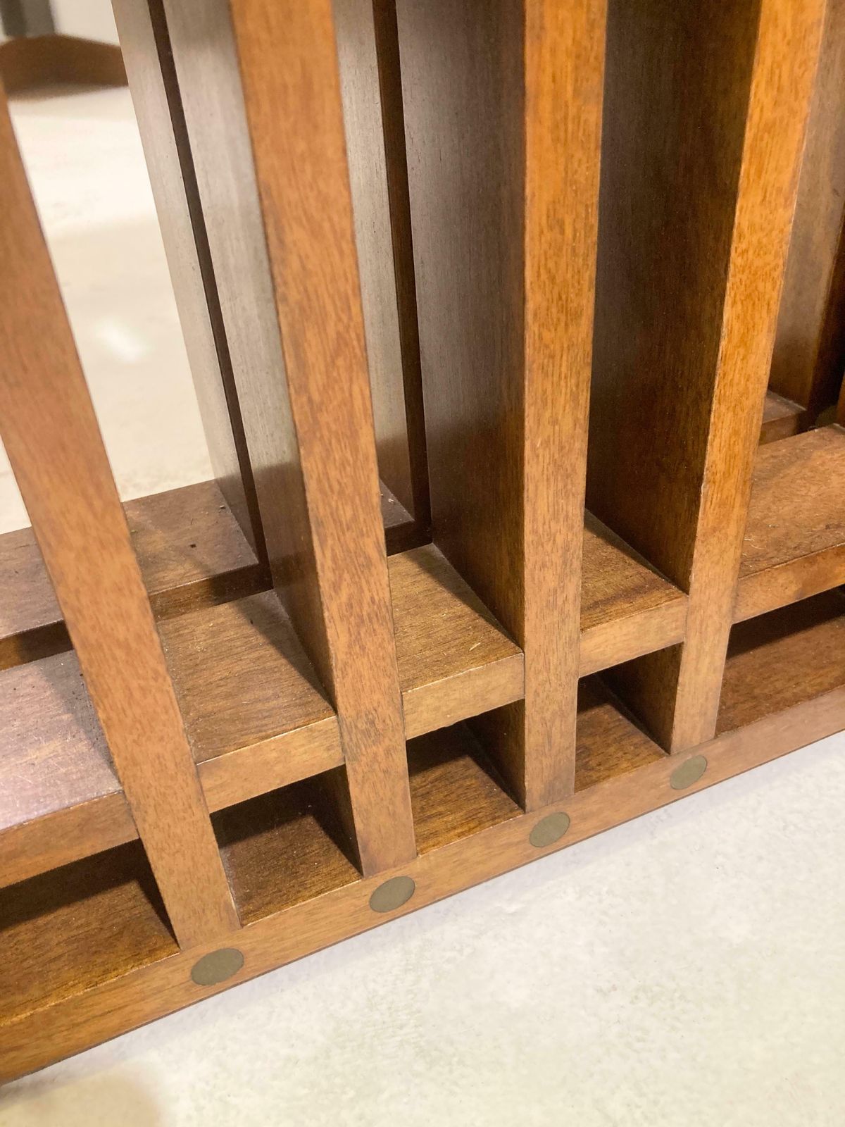 photo vintage Mid Century Modern Italian Dining Table, Wood And Glass, 1960s