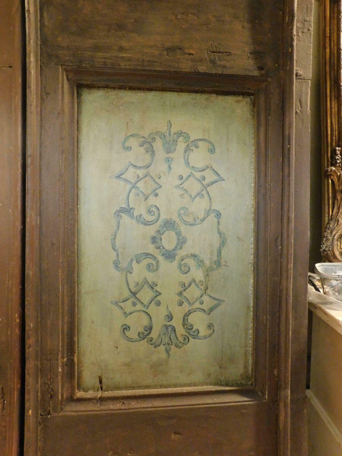 Interior Double Door, Lacquered And Painted, Umbria (Italy) photo furniture