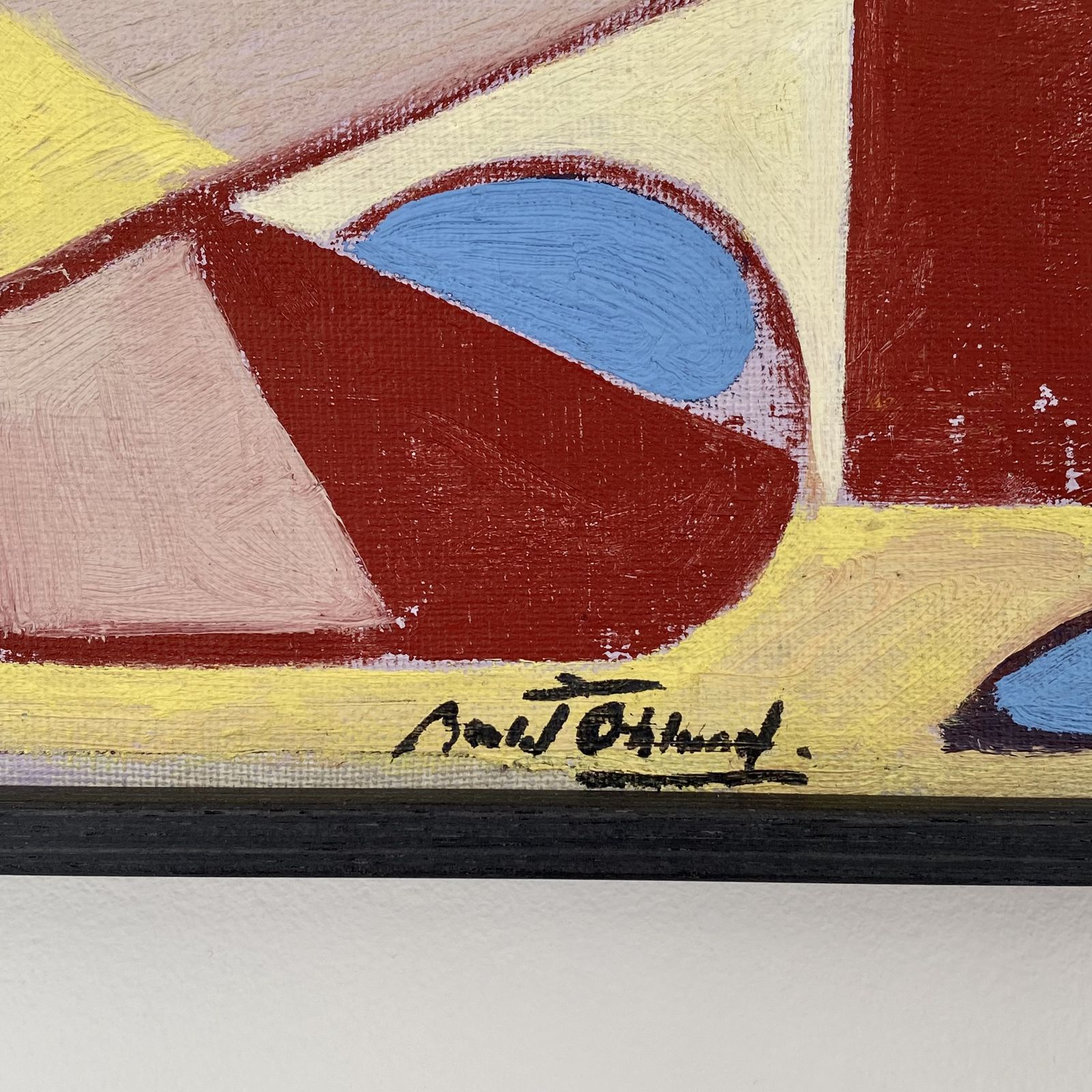 Mid Century Abstract Still Life Painting By Bertil öhlund photo 1150.0