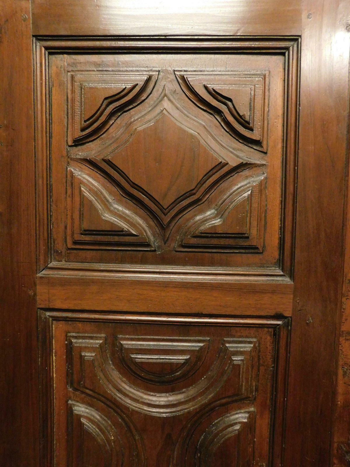 5406.0 Two Door Wardrobe Armoires In Carved Walnut Wood, Italy photo