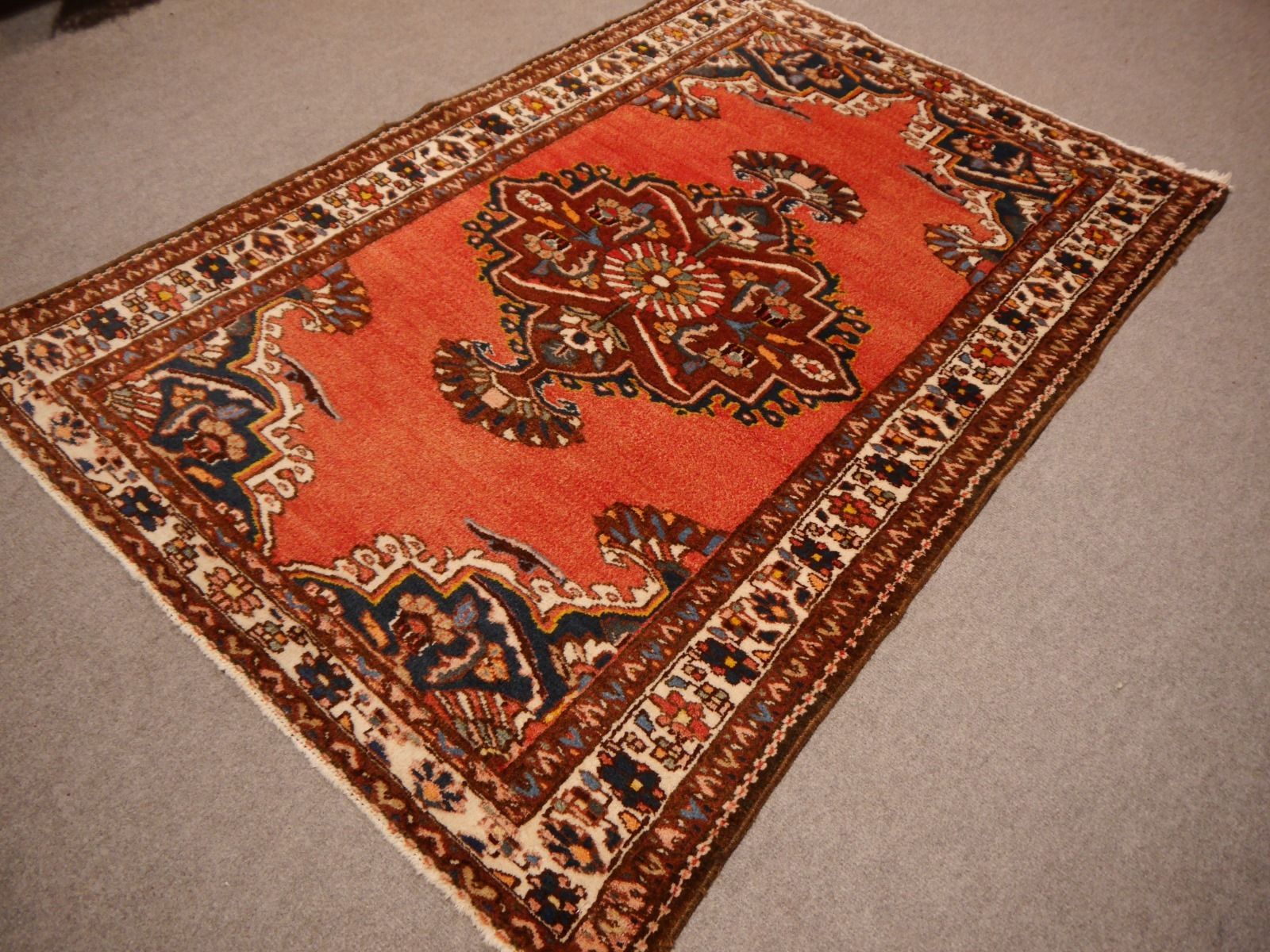 Vintage Tafresh Rug Hand Knotted Wool 5 X 3.5 Ft 150 X 104 Cm photo buy
