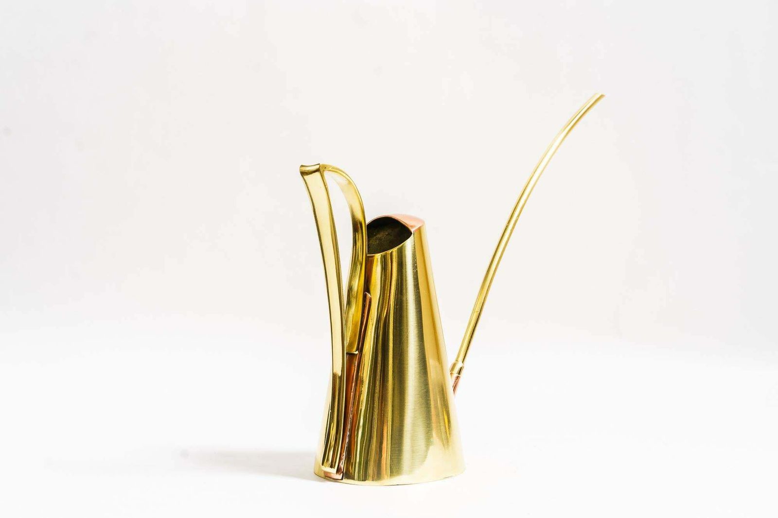 Brass, Copper Watering Can Vienna Around 1950s photo Garden Decor