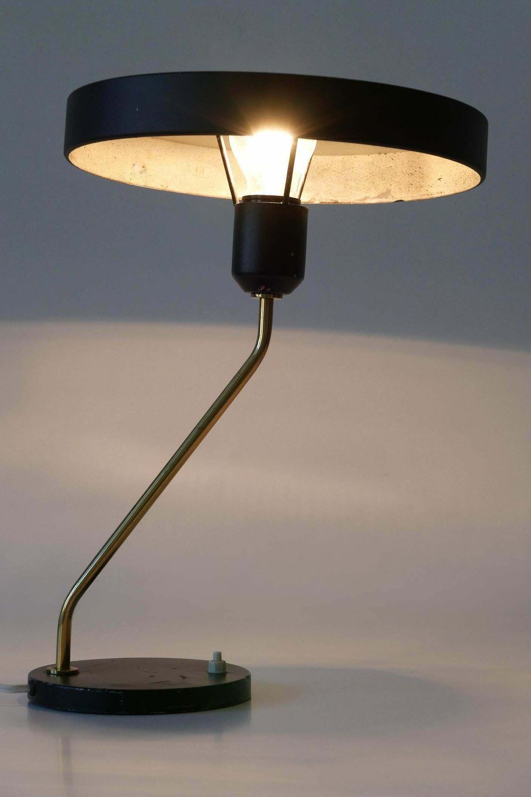 Lighting Mid Century Romeo Table Lamp Or Desk Light By Louis Kalff For Philips 1950s photo