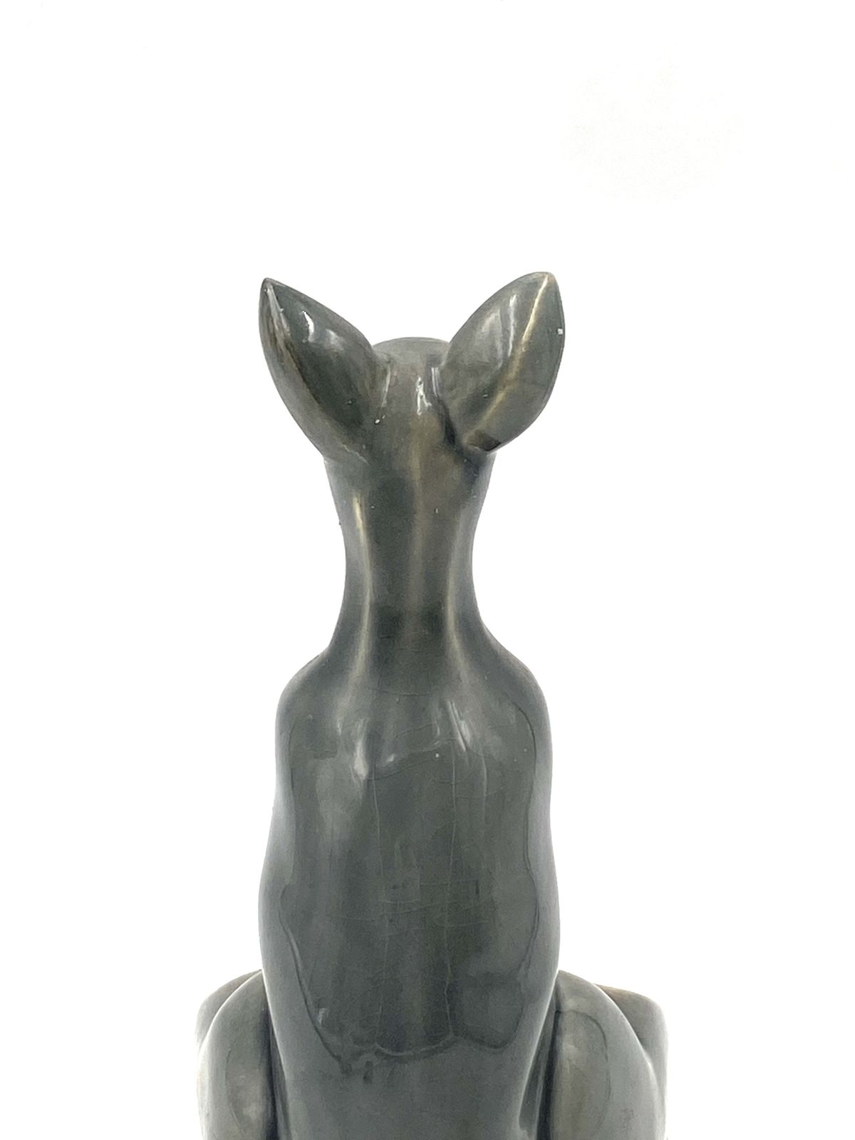 650.0 Art Deco Kangaroo Ceramic Vide Poche, Aladin France 1940s photo