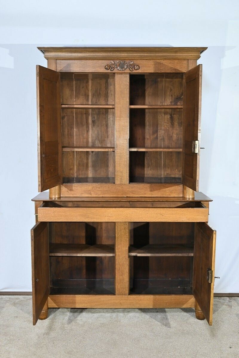 Two Body Property Buffet In Oak, Empire Period – 1st Part 19th photo Furniture