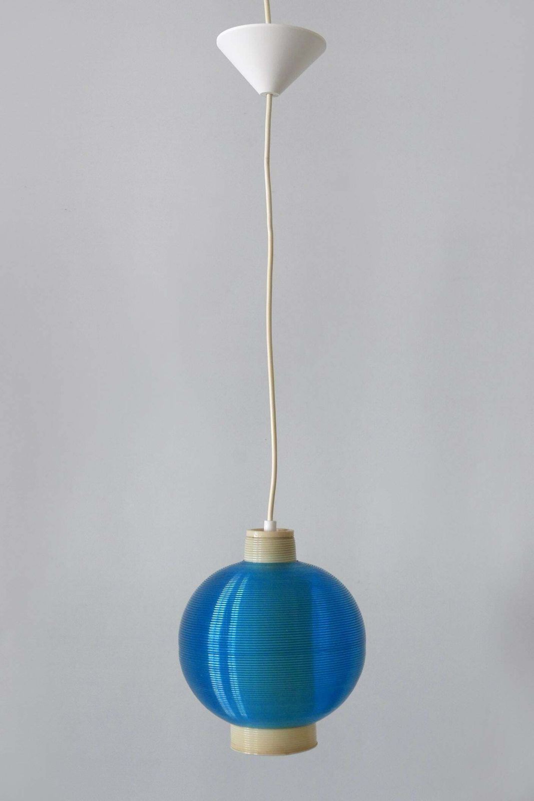 Rare Mid Century Modern Rotaflex Pendant Lamp By Yasha Heifetz USA 1960s photo 1221.0