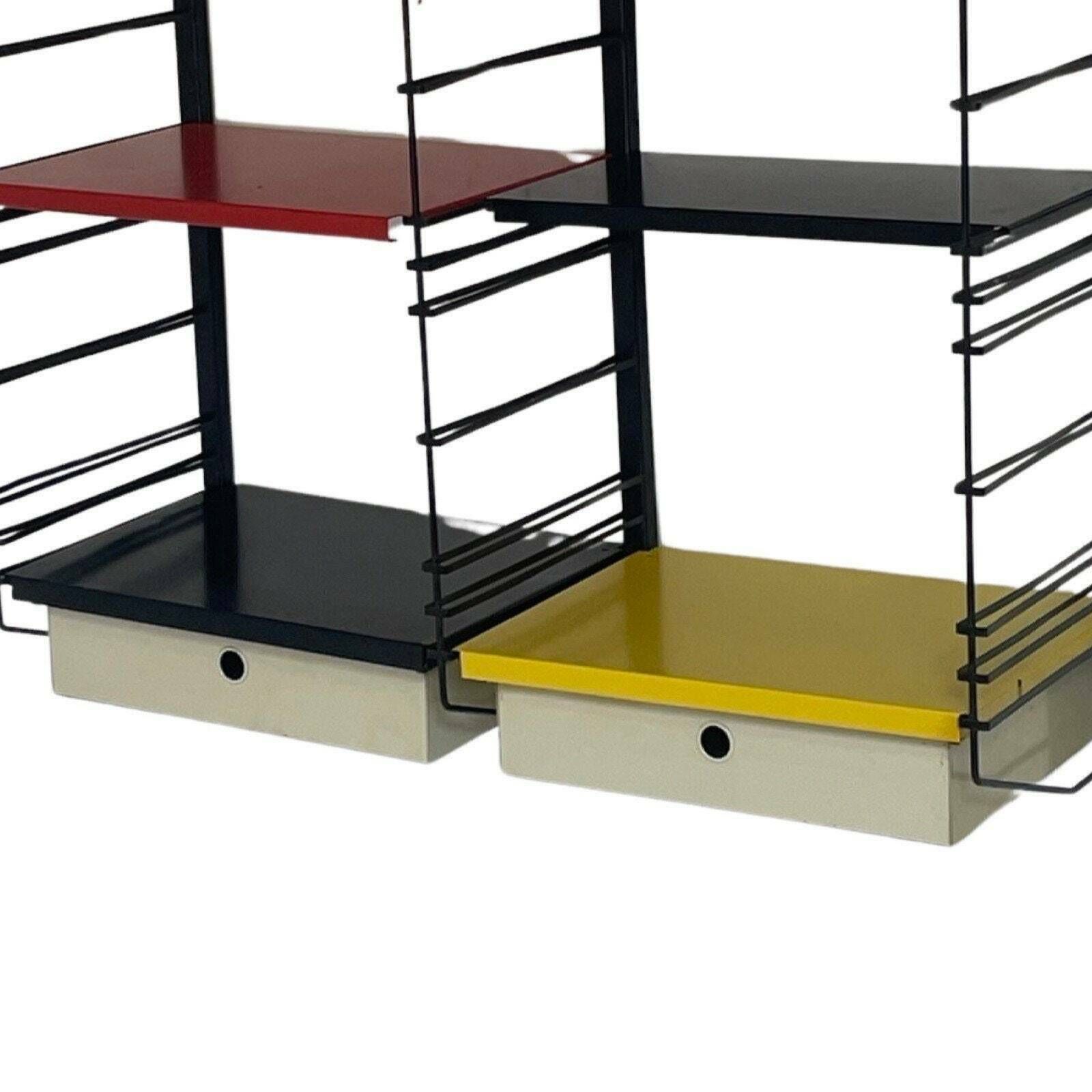 Drentea   1960's   Dutch Design   Modular Wall System With 4 Shelves And Two Drawers photo buy