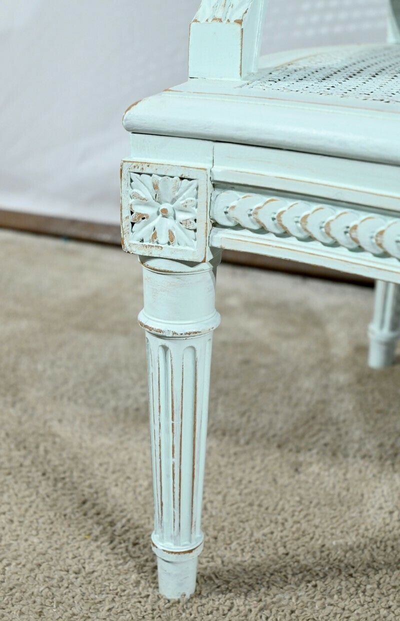 photo vintage Broken Duchess In Rechampie Beech, Louis XVI Style – 2nd Part 19th