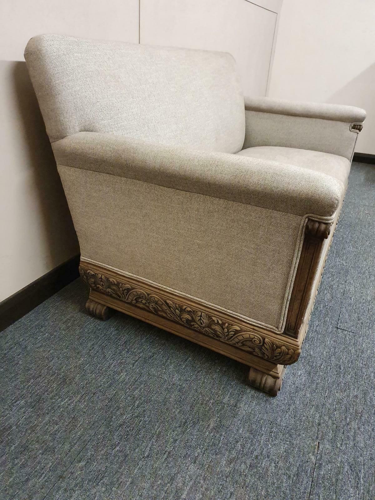 Decorative Carved Sofa, 1800s, Antique photo buy