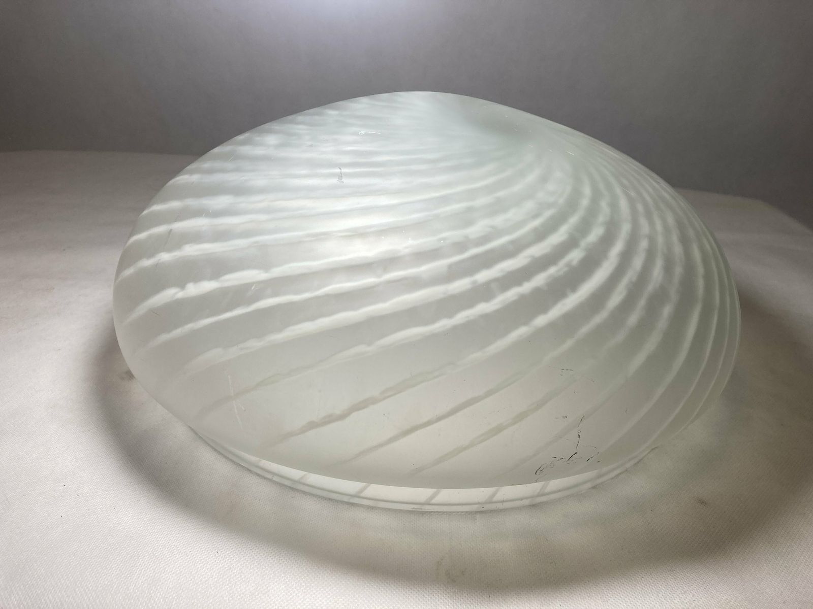 Vintage Swivel Murano Glass Wall Lamp / Spiral Murano Glass Ceiling Lamp Style/ 1980 Lamp / Vetri Lamp Glass / Made In 80s photo 161.0