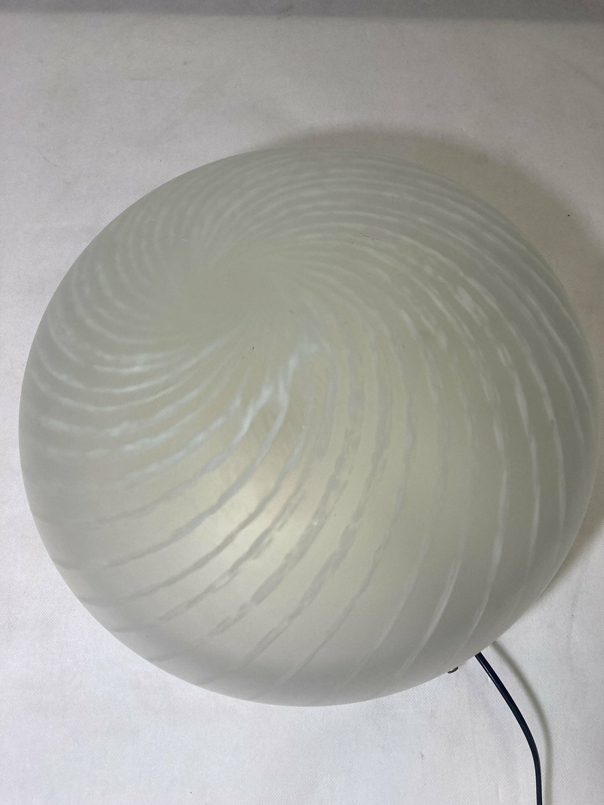 Vintage Swivel Murano Glass Wall Lamp / Spiral Murano Glass Ceiling Lamp Style/ 1980 Lamp / Vetri Lamp Glass / Made In 80s photo buy