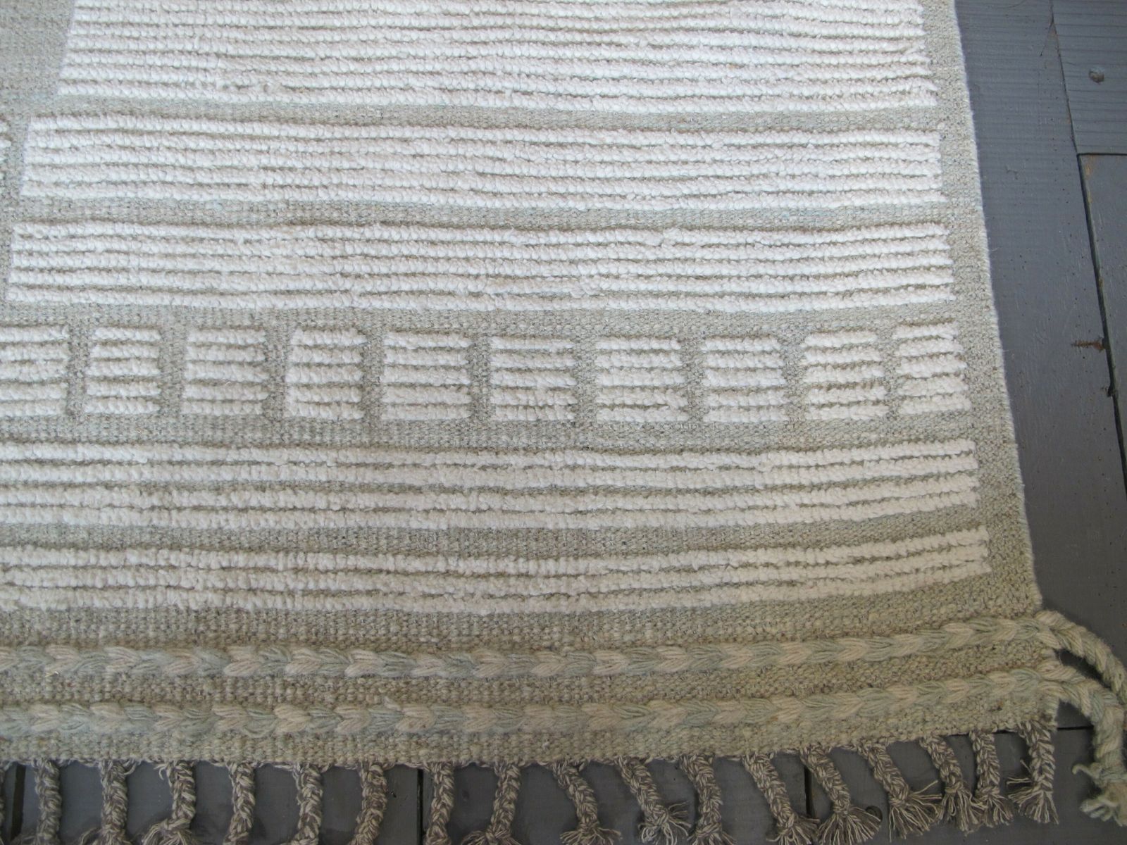 Modernist Hand Knotted Wool Carpet, 3.34m X 2.45m photo vinterior