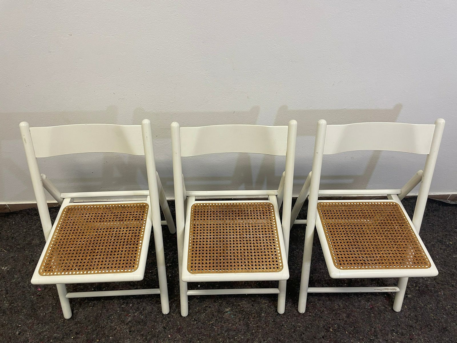 Dining Chairs / Cane Dining Chair / Boho Style / Folding Chairs / Vintage Italian Chairs / Vintage Furniture / Retro Chairs / Minimalist photo furniture