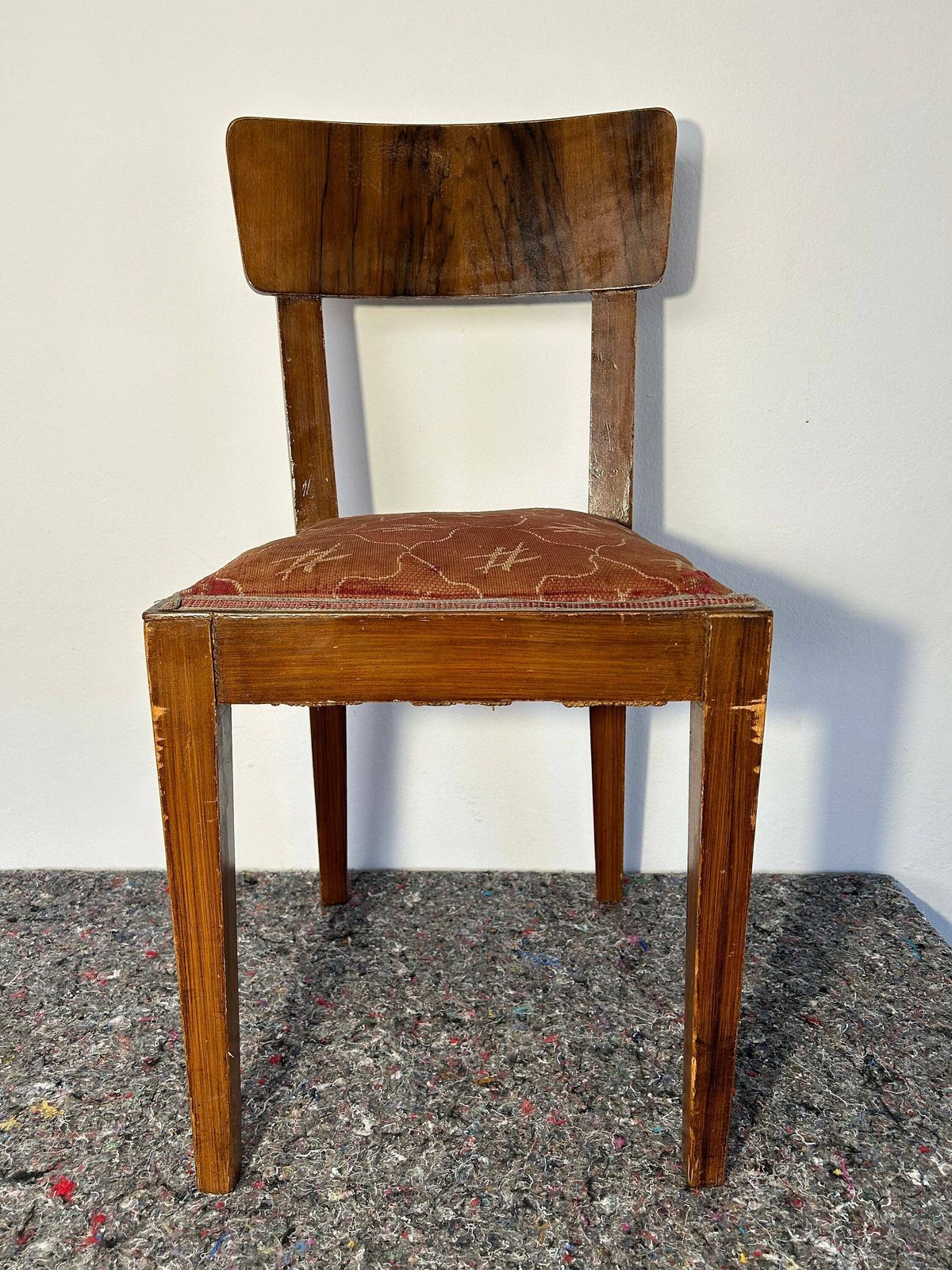 Vintage Dining Chair Wood And Cane, Art Decoo Chair, Mid Century Modern, Retro Wood Chair , Retro Decor , Vintage Decor , Dining Chair
