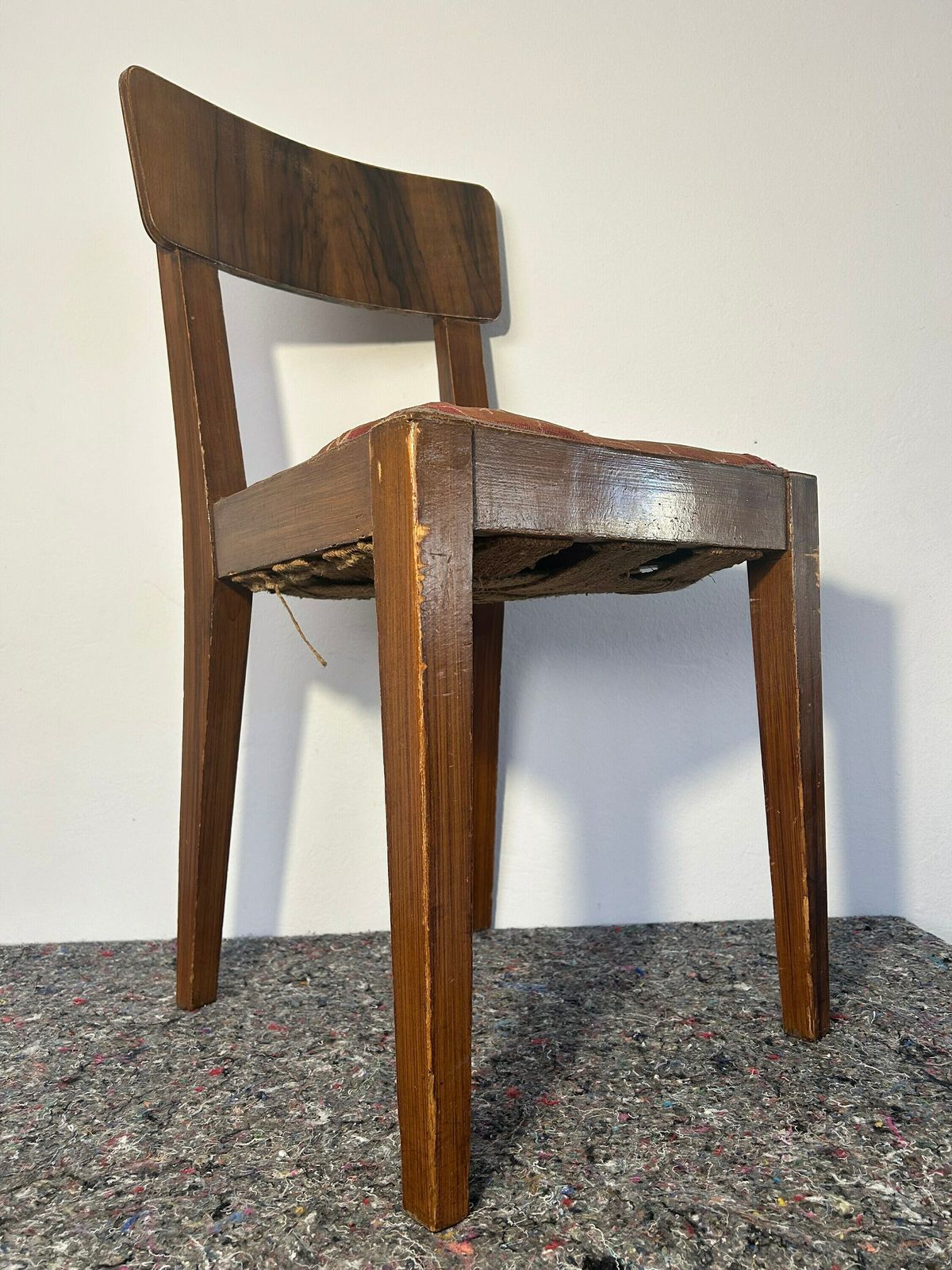 photo for sale Vintage Dining Chair Wood And Cane, Art Decoo Chair, Mid Century Modern, Retro Wood Chair , Retro Decor , Vintage Decor , Dining Chair