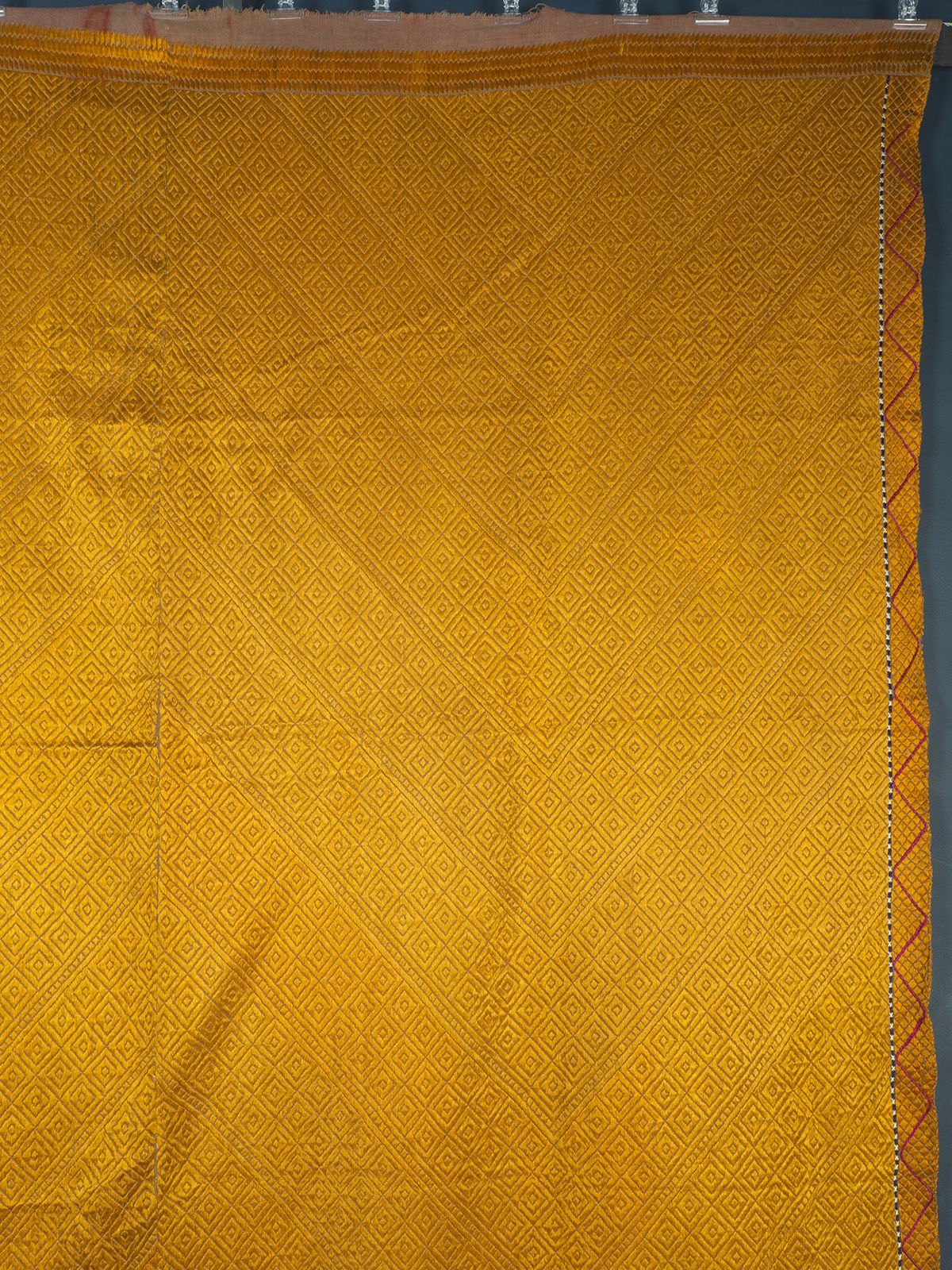 Textiles Gold Vari Da Bagh Phulkari Early 20th Century photo
