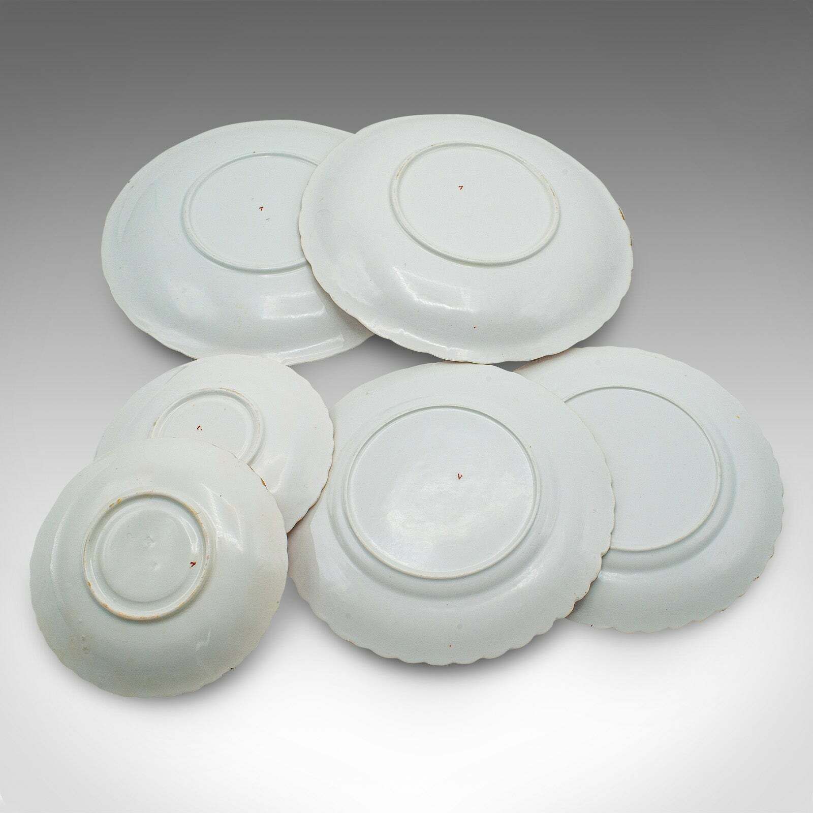photo furniture Antique Afternoon Tea Set, English, Bone China, Cup & Saucer, Plate, Victorian