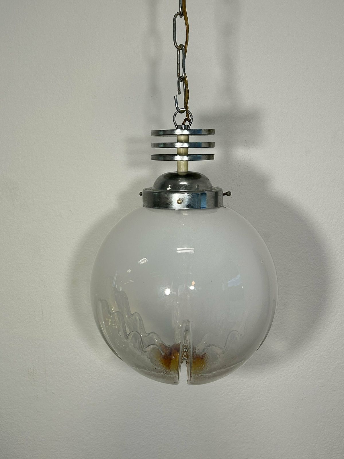photo for sale Vintage Lamp Foulard Sp Designer Lamp Elika By Samuel Parker / Minimalist Italian Post Modern Design / Origami Lamp