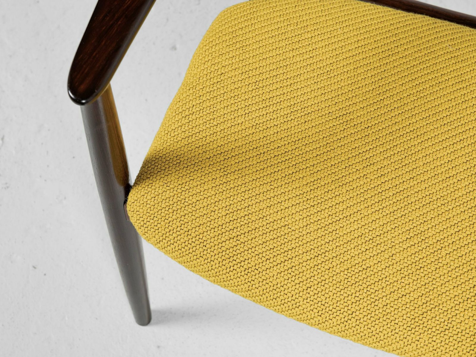 Midcentury Danish Chair With Armrests In Rosewood By Henry Rosengren Hansen For Brande Møbelindustri 1960s photo vintage