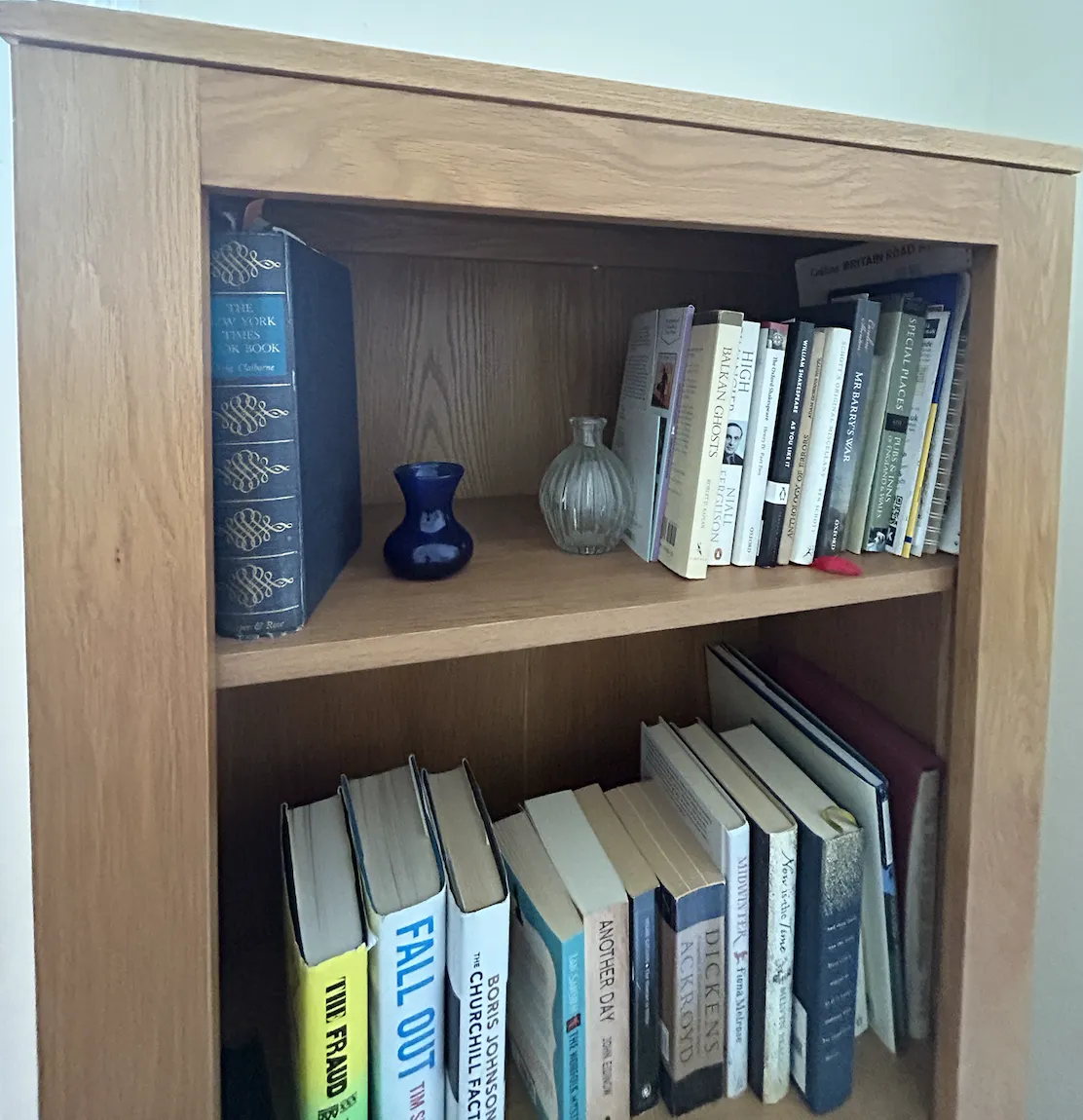 Solid Oak Bookcase photo Furniture