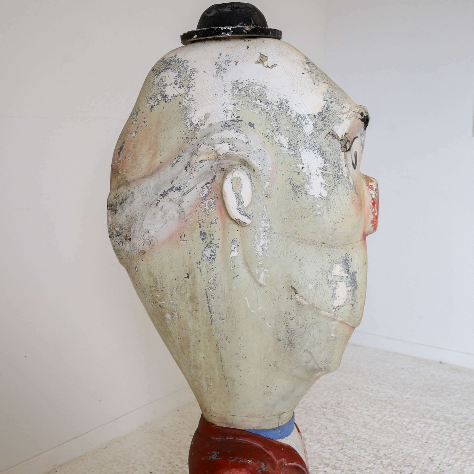 1950s Fibre Glass Fairground Caricature Model Of Stan Laurel photo 725.0