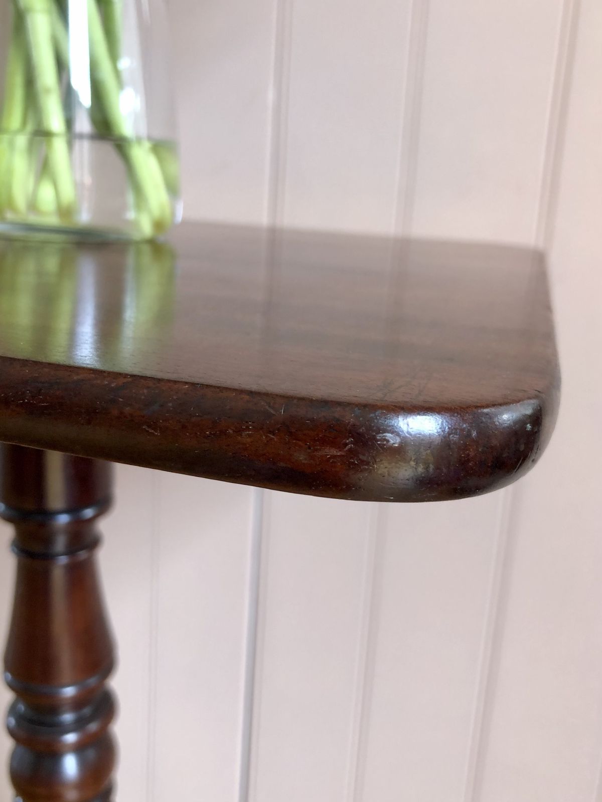 Antique Square Mahogany Wine Table photo furniture