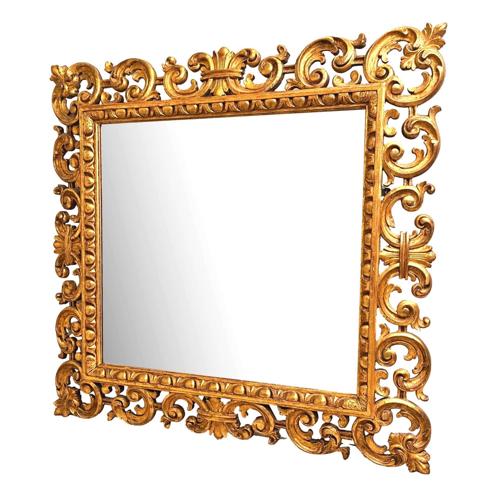 Home Decor 18th Century Florentine Gilt Mirror (Italy, Circa 1780) photo