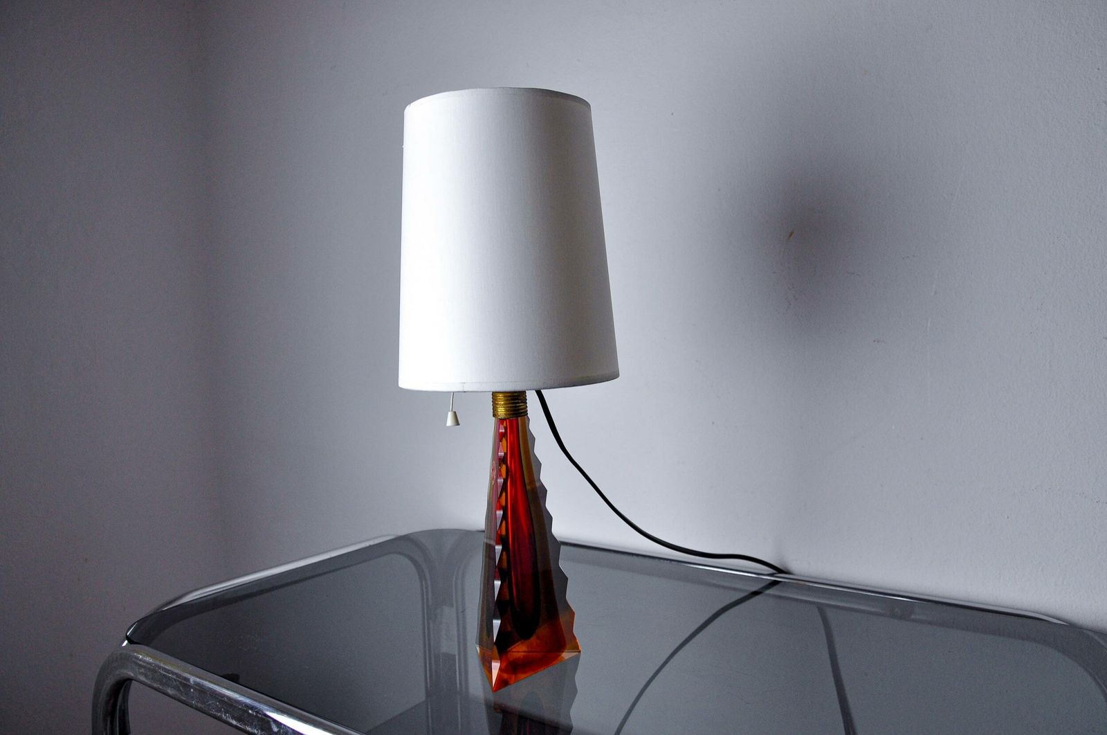 Sommerso Lamp By Pietro Toso For Seguso, Murano, Italy, 1970 photo vinterior