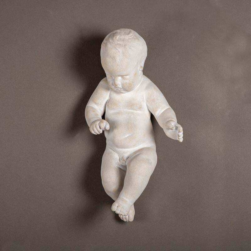 Sculpture Of A Baby In Fine Plaster, Xxist Century photo furniture