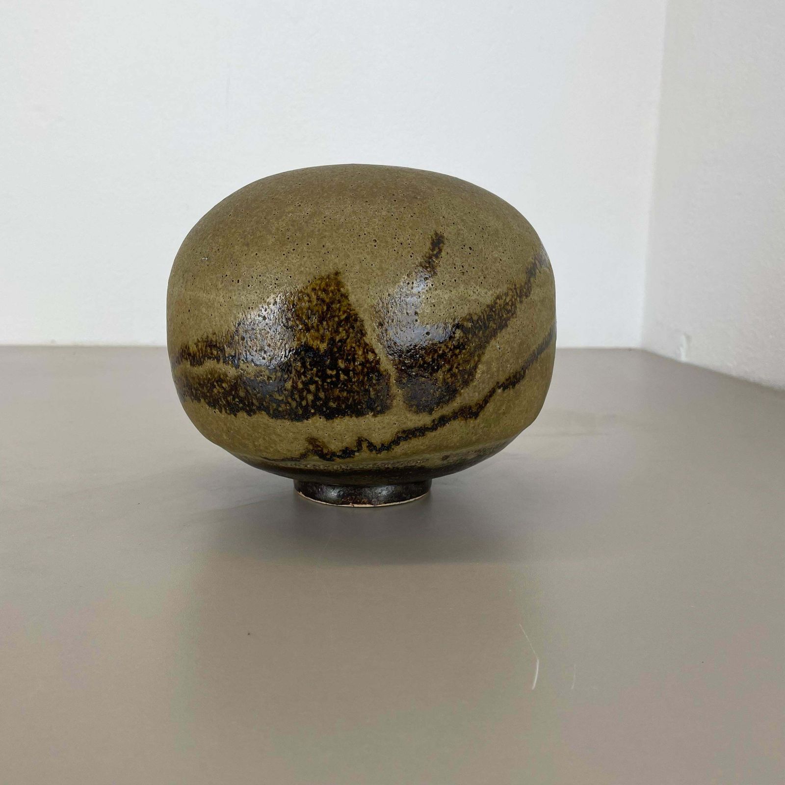 Large Sculptural Studio Pottery Vase Object By Dieter Crumbiegel, Germany, 1980s photo vintage